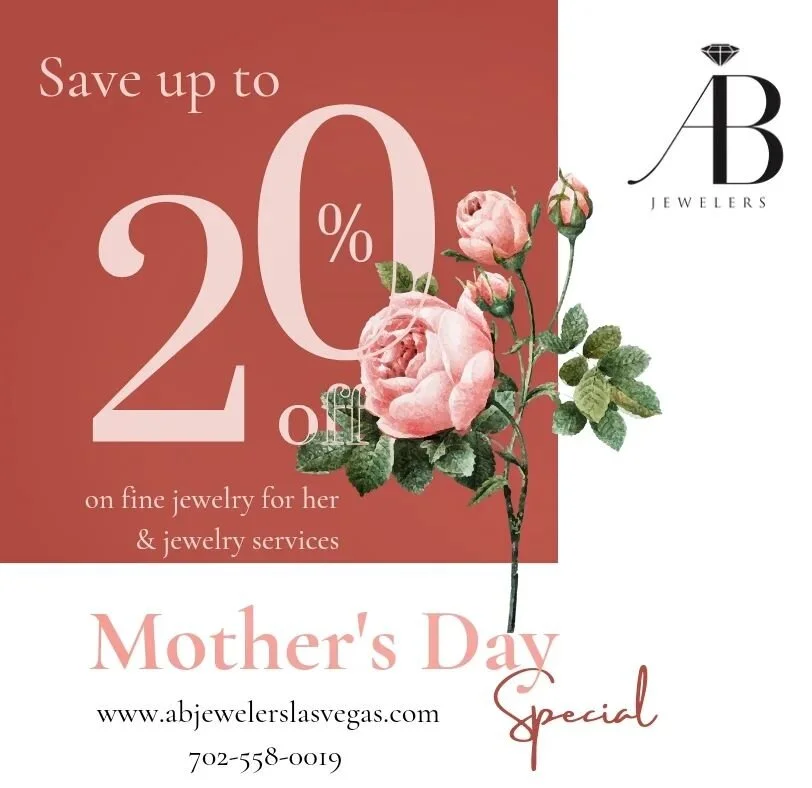 To mom with love !!! 💕
Are you still looking for that special gift for your special mom??
We have a wide collection of fine jewelry and watches ON SALE for her special day !!! 💝💝💝💝 
Starting today until Mother's Day, give us a call or visit o