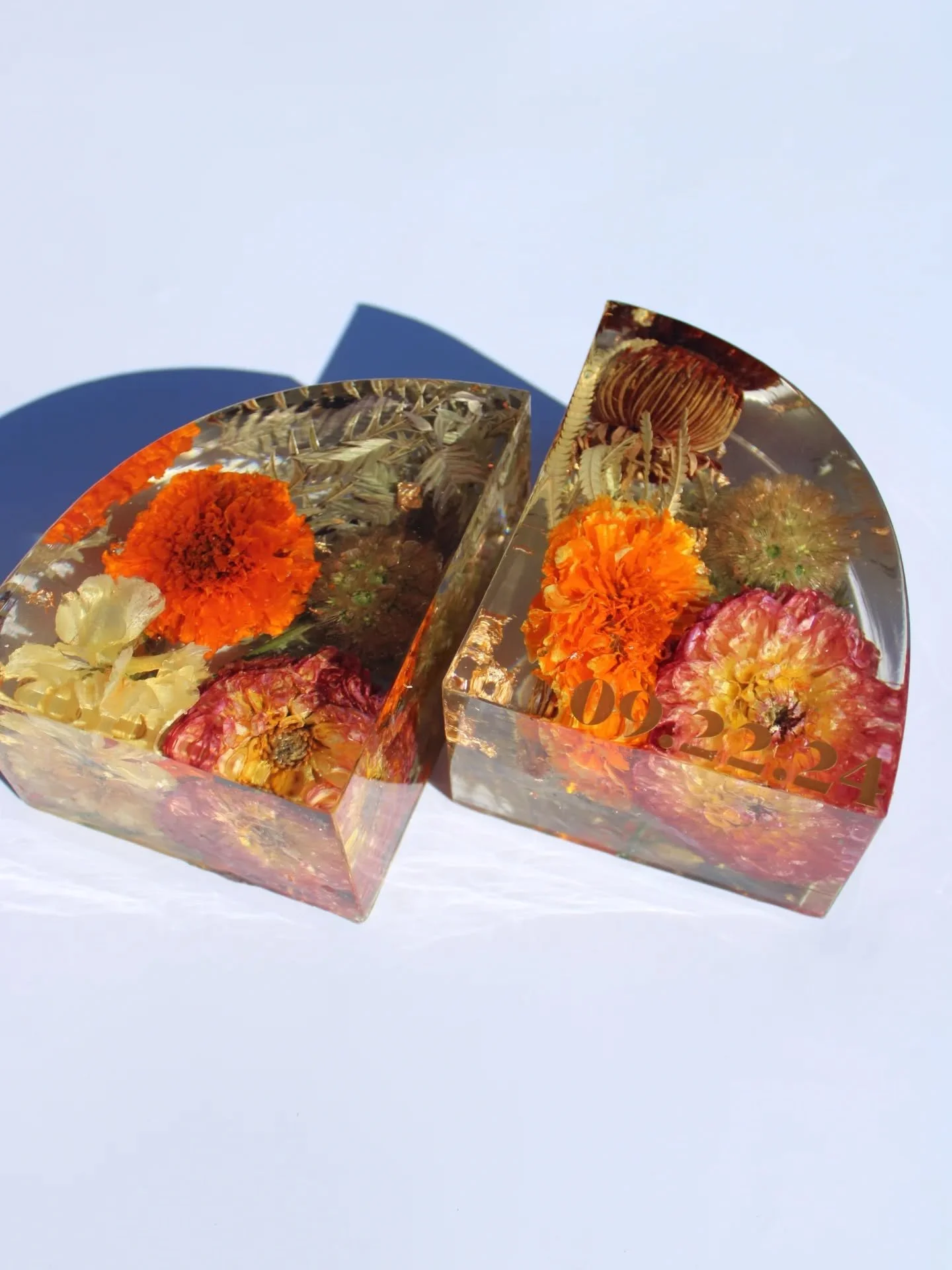 One bouquet. Two custom bookends.
A practical way to keep your flowers forever. 💐

Don&rsquo;t wait until after the event. Inquire before your date. Link in bio.