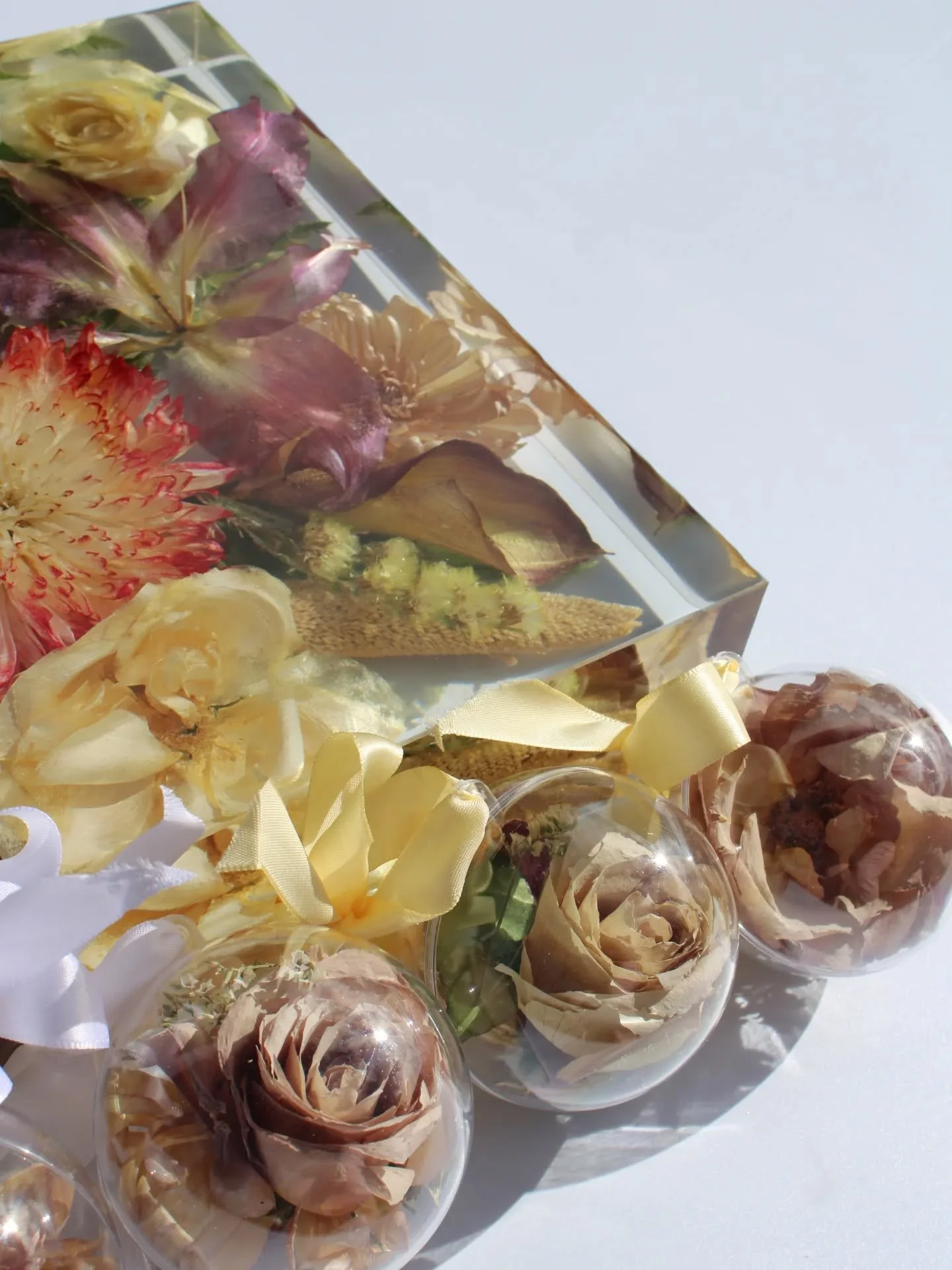 My calendar opens up to 1 year in advance, and spots fill quickly.

If you&rsquo;re planning to preserve a bouquet from a special moment, I recommend reserving your spot early. Each piece is handcrafted, so I accept a limited number of orders at a ti