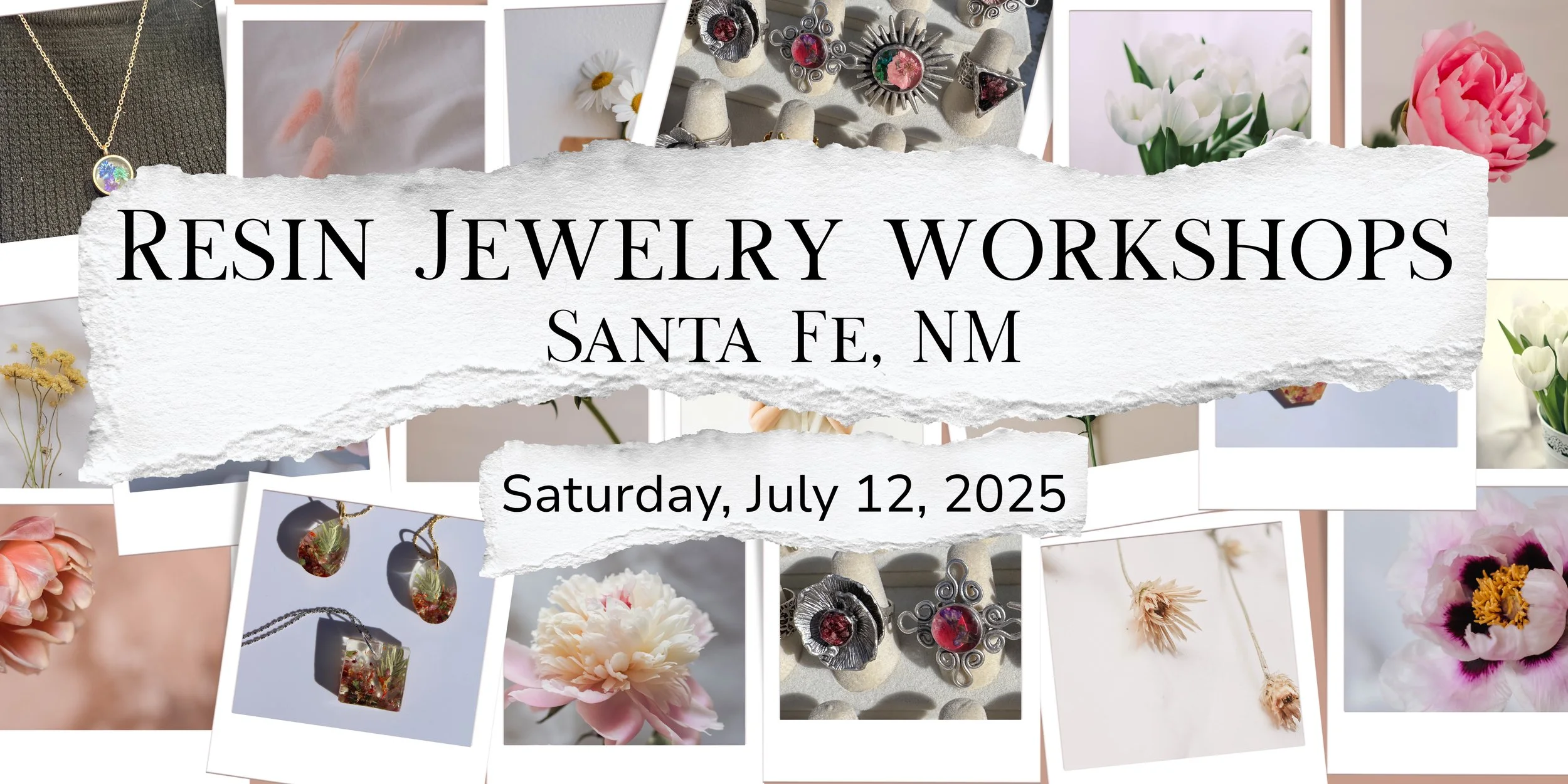 Resin Jewelry Workshop in Santa Fe, NM