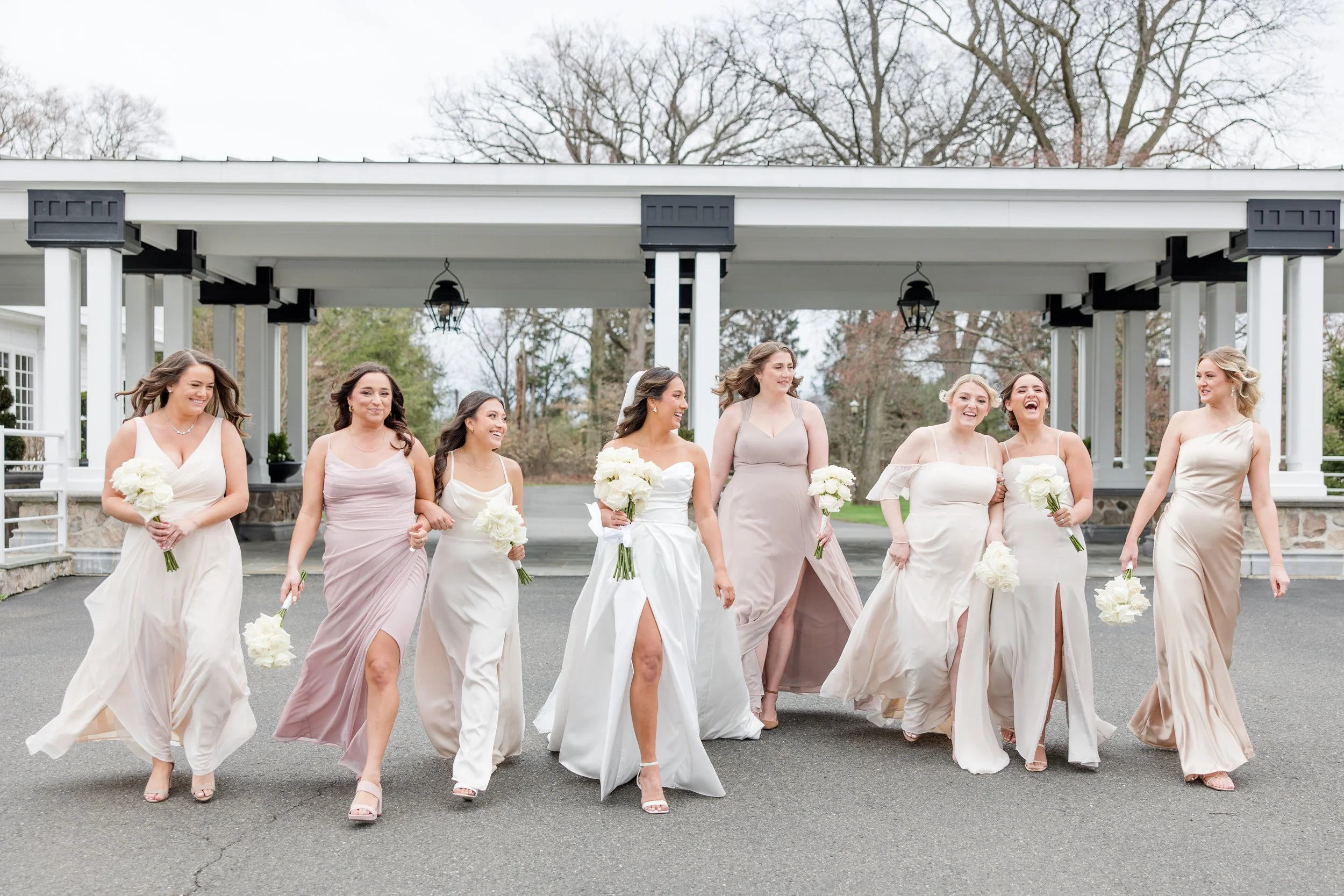 Bride and Bridesmaids photo at the Ryland Inn in White House Station, NJ by Jessica Anne Photography. 