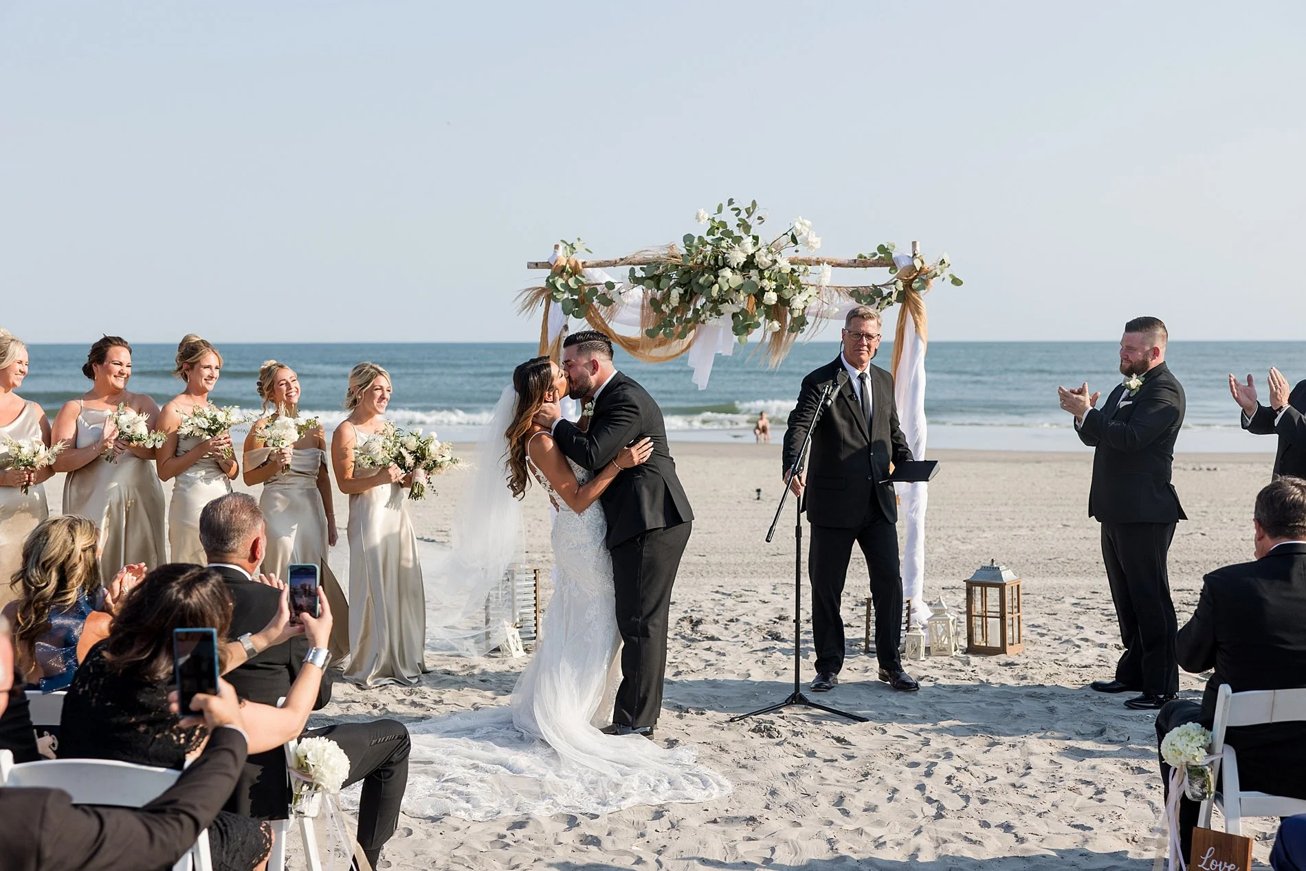  Waterfront Avon Yacht Club Wedding ceremony on the Jersey Shore 