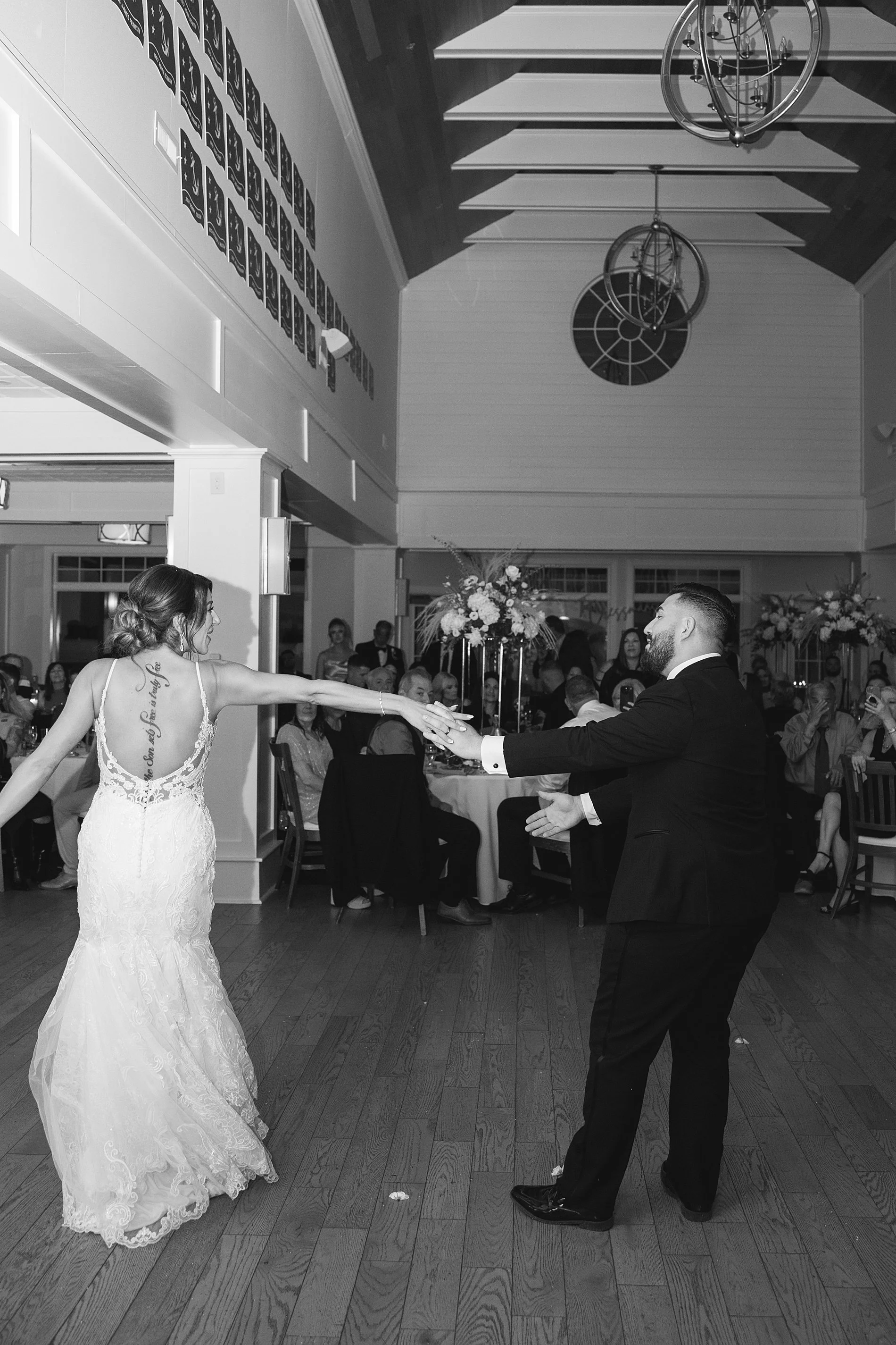  candid portraits of first dance  