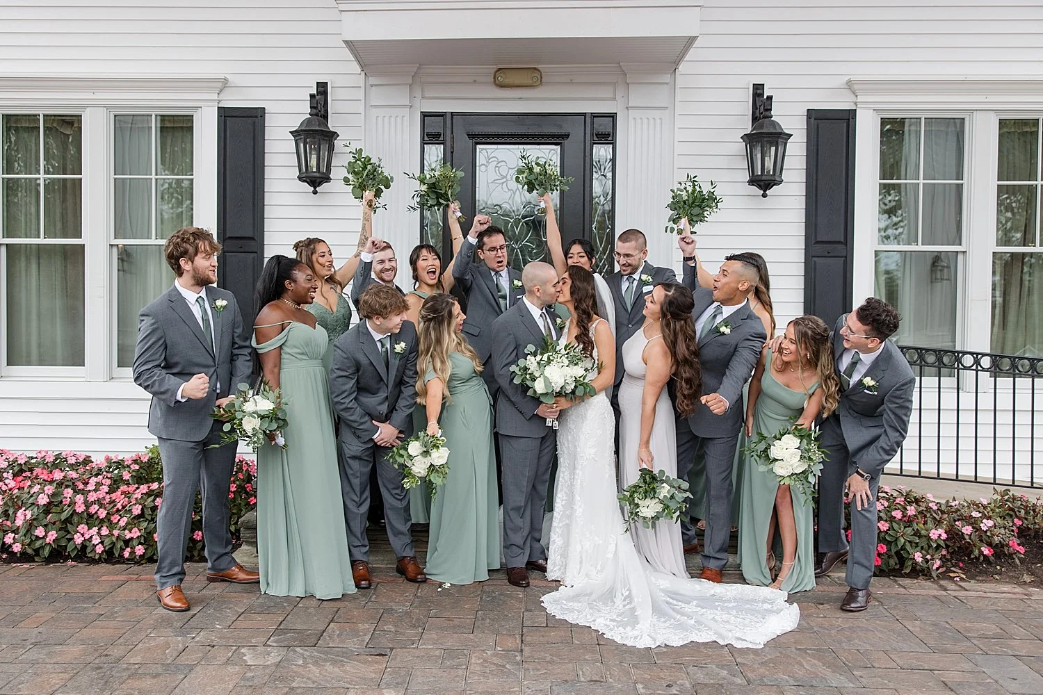  wedding party portraits from Classic Park Savoy Wedding   