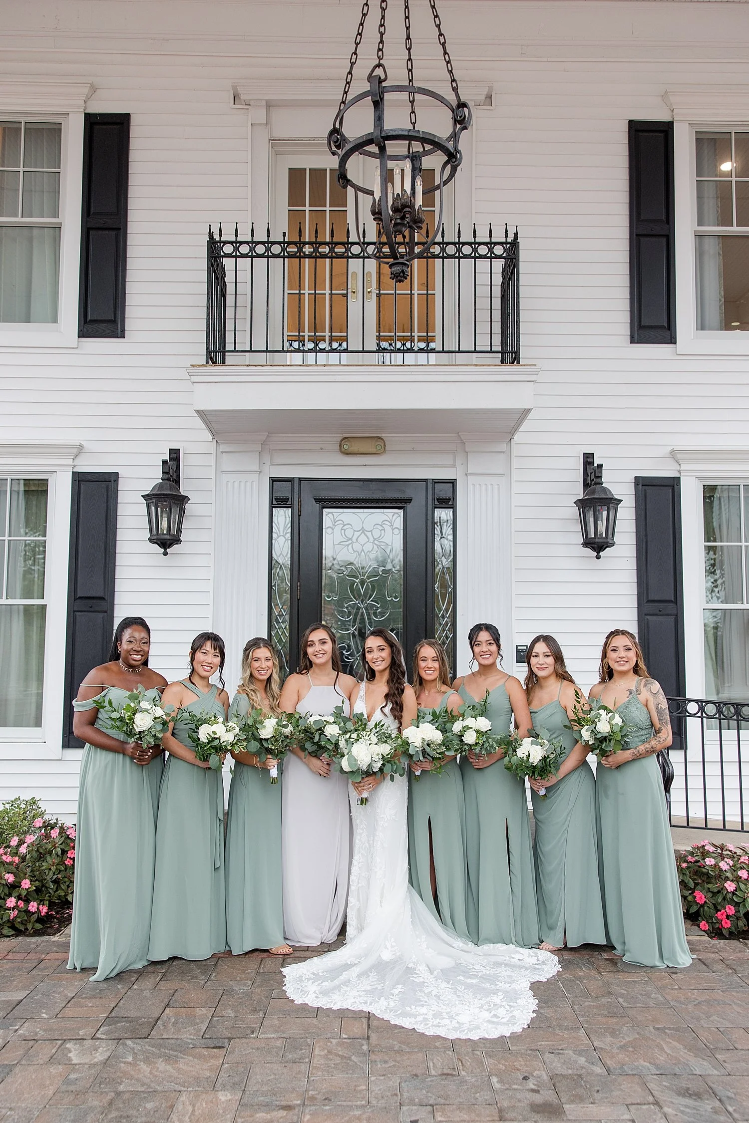  classic bridal party portraits  