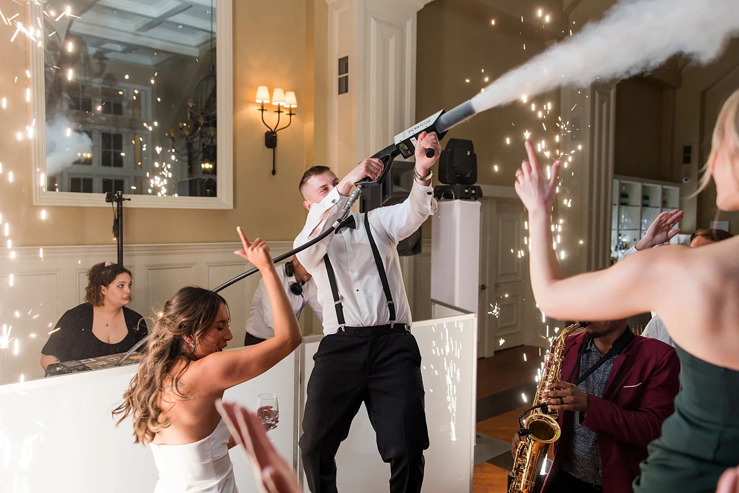 bride and groom from Elegant spring wedding at Ryland Inn 