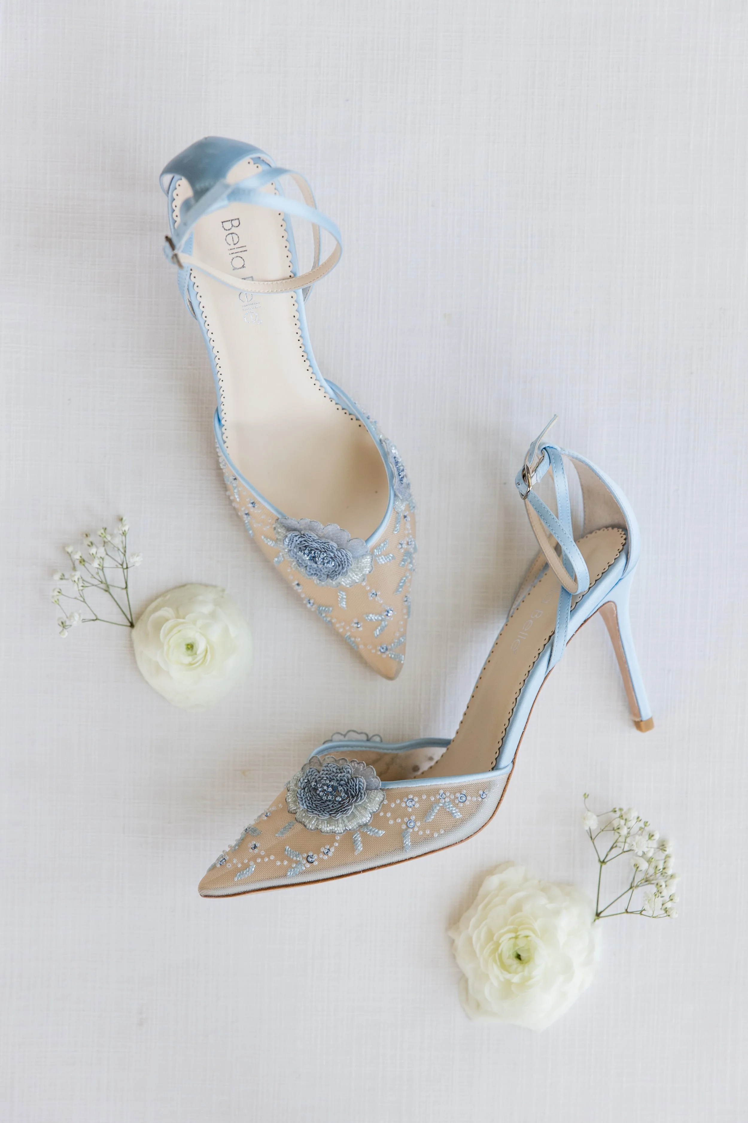 Something blue, bride shoes photo by NJ wedding photographer, Jessica Anne Photography
