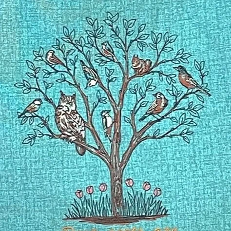 Woodland Tree, 7.36"(w) x 7.8"(h),

25734 stitches
