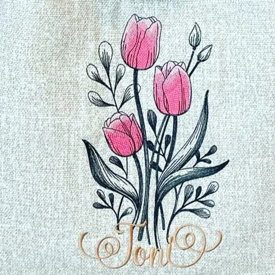 Tulip Etching 6.85"(w) x 10.92"(h)

29297 stitches
