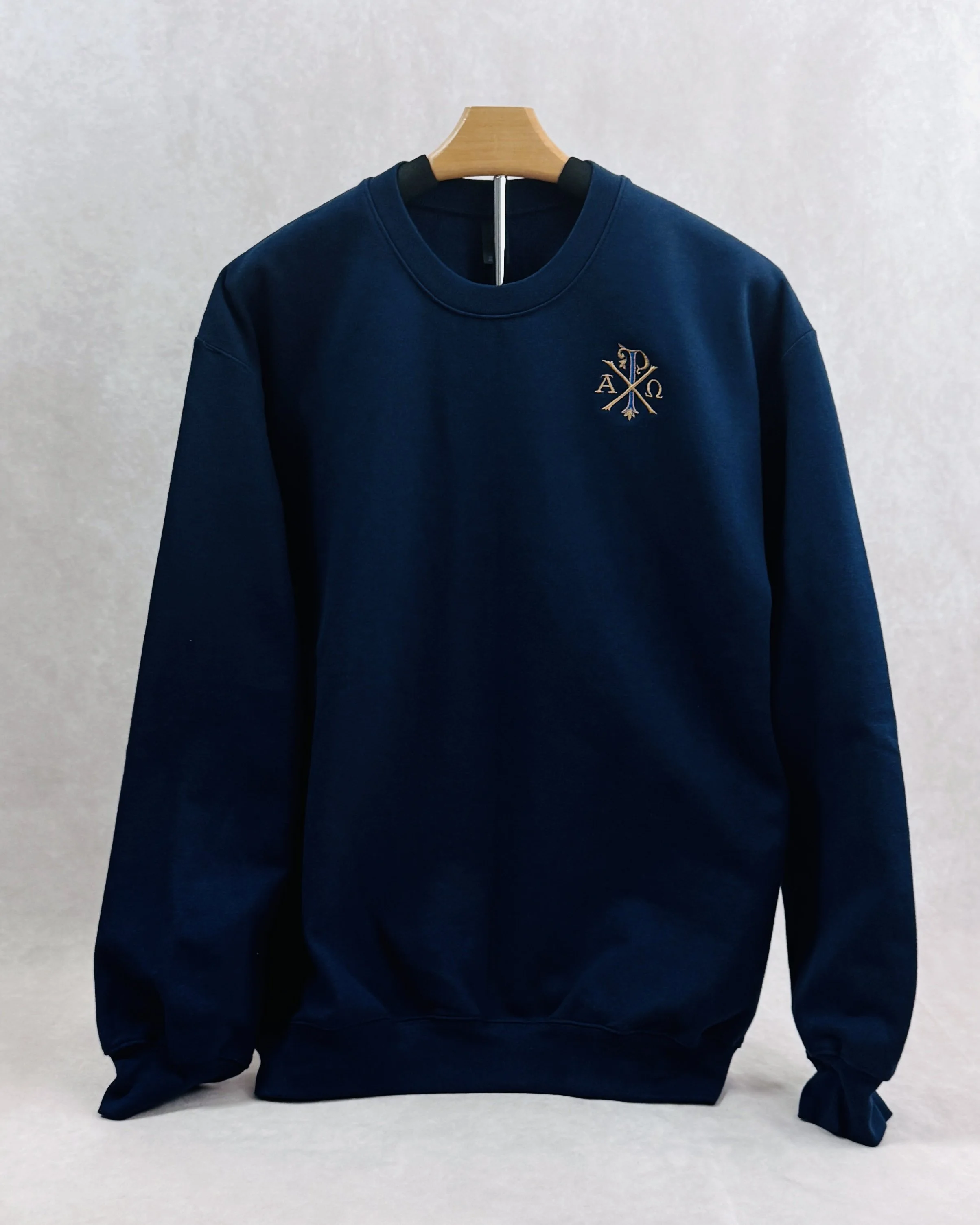 Chi Rho Left Chest Embroidered Sweatshirt