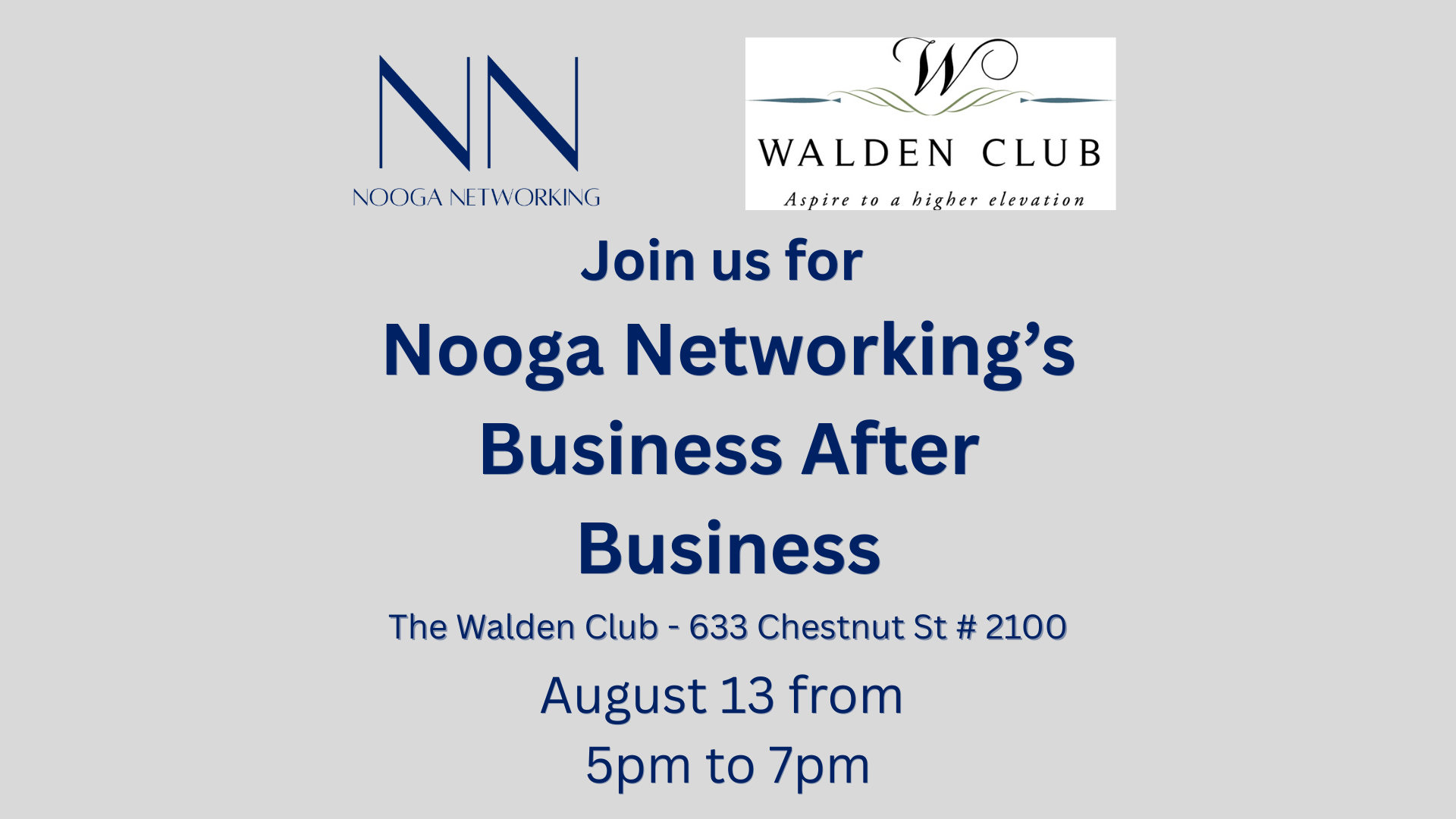 Business After Business at The Walden Club