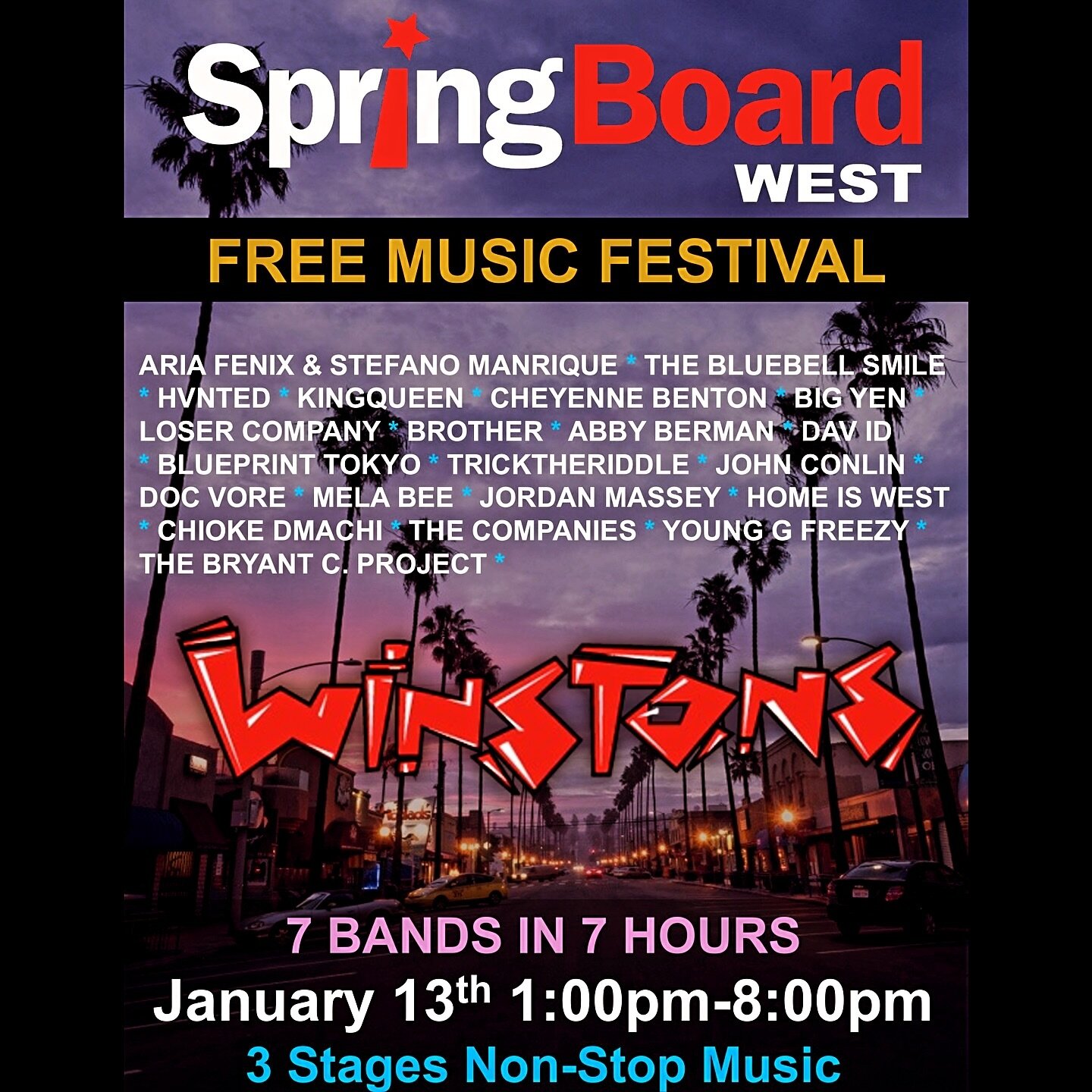 We&rsquo;ll see you next week #sandiego @springboardfest! We&rsquo;re looking forward to sharing our indie music!