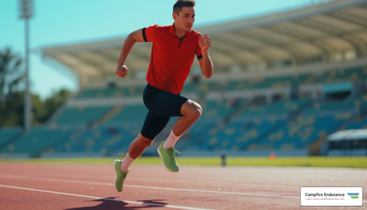 sprinting athlete - what to eat before a sprint race