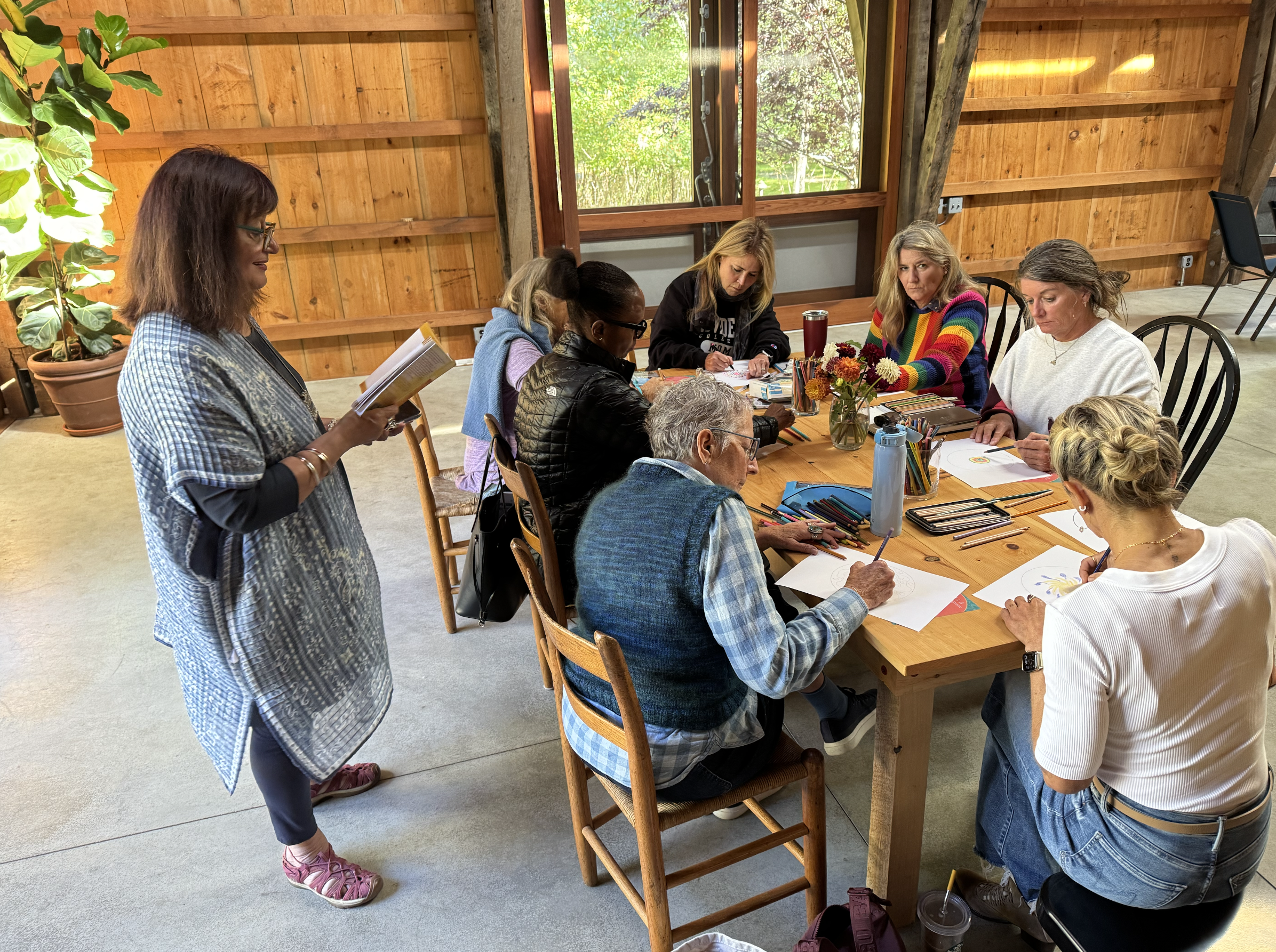 A mandala workshop with Amber Chand