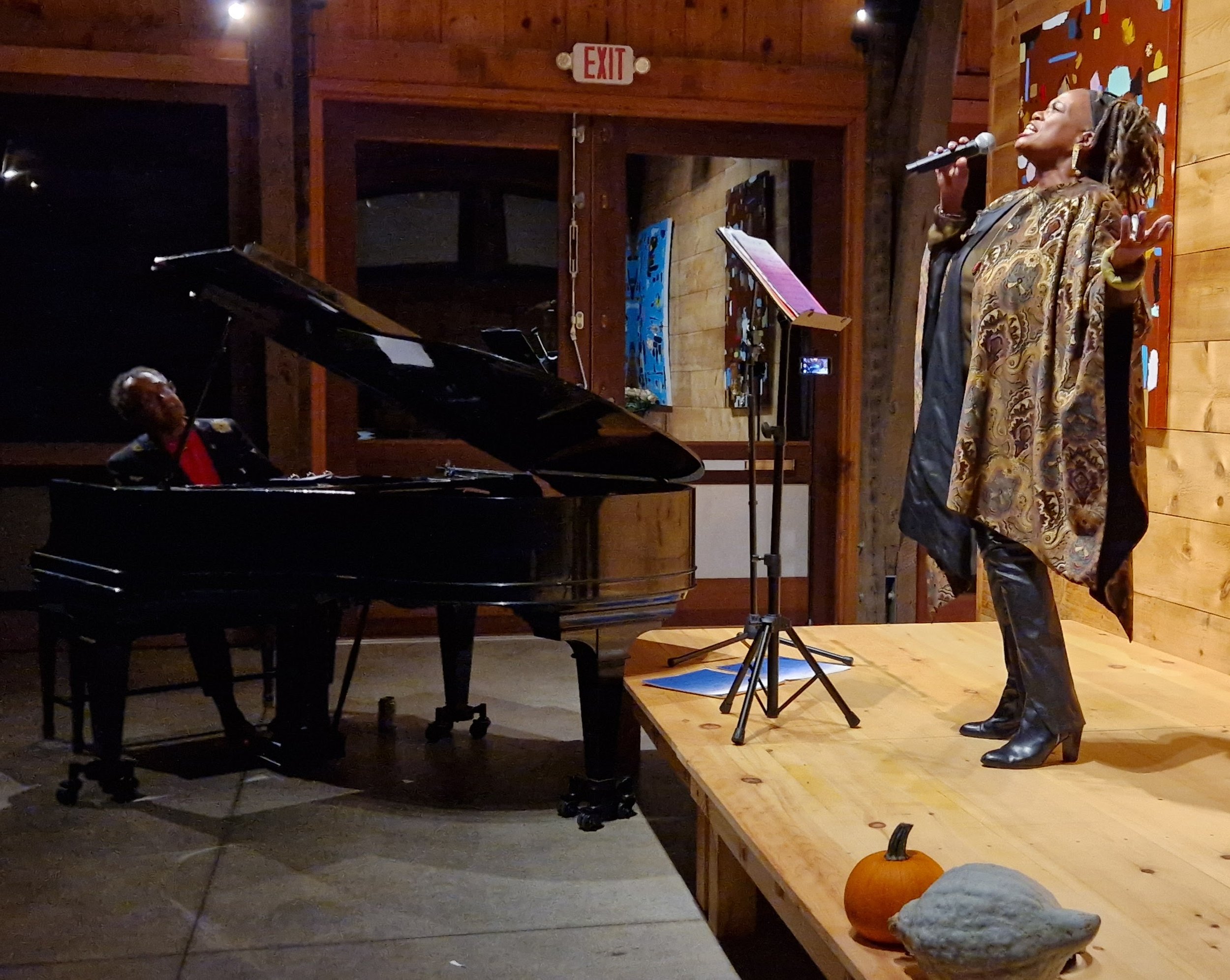 A performance by Theresa Thomason and Joel A. Martin
