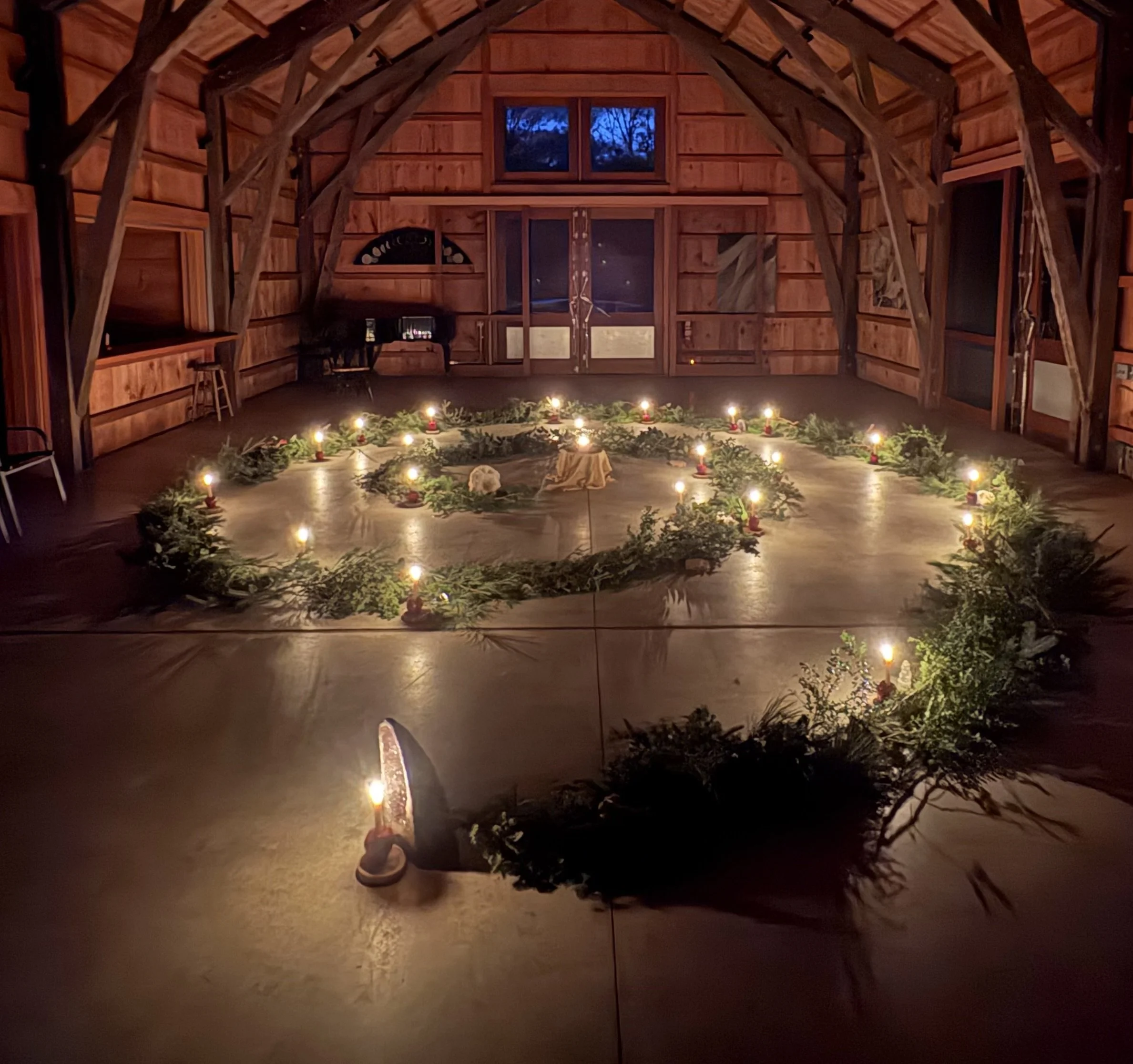 Plum Hill School's advent ceremony