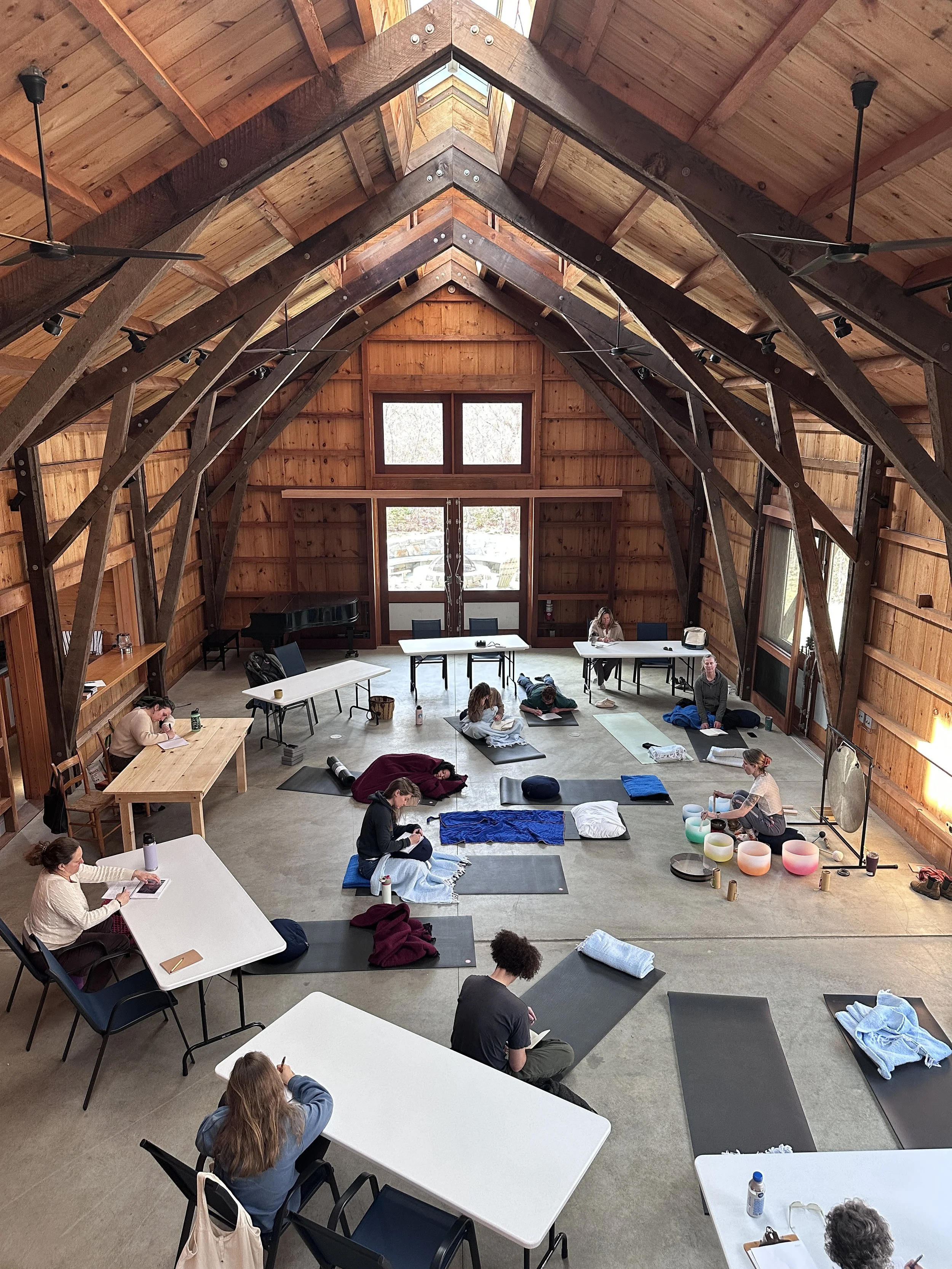 A sonic-flow writing workshop with Anna Marden