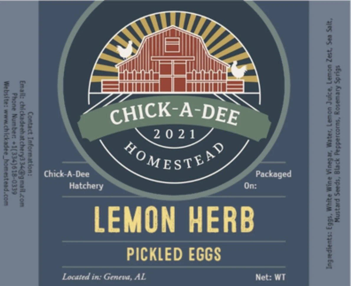 Lemon Herb Pickled Eggs