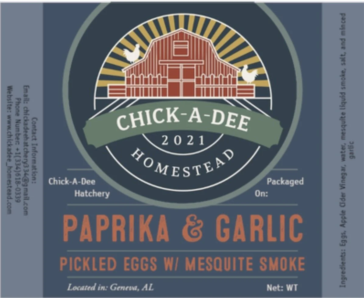 Paprika & Garlic Pickled Eggs w/Mesquite Smoke