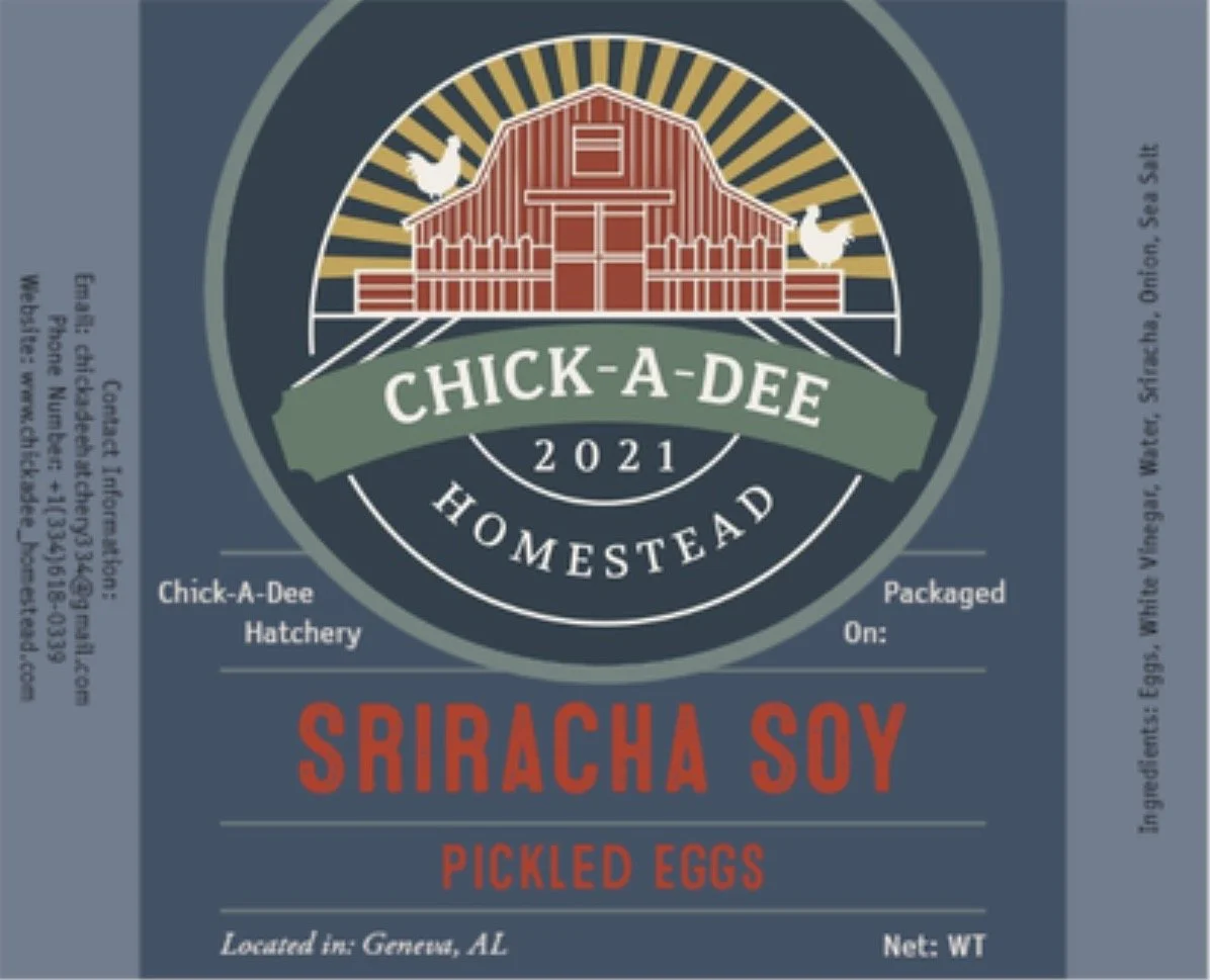 Sriracha Soy Pickled Eggs