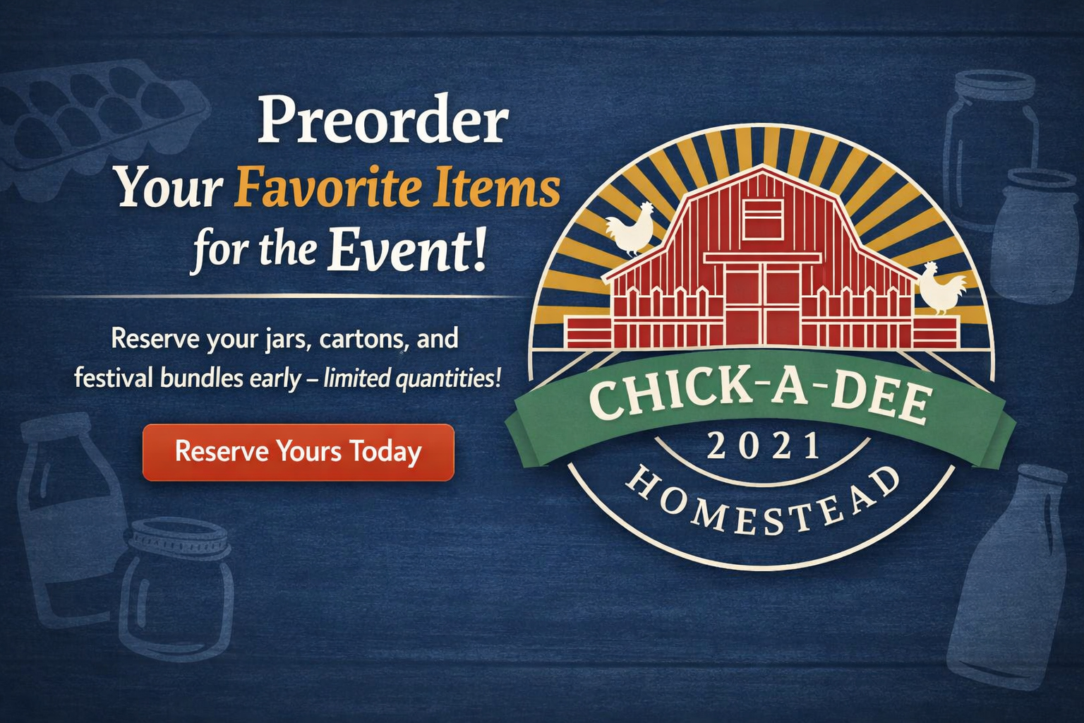 Event Pre-orders