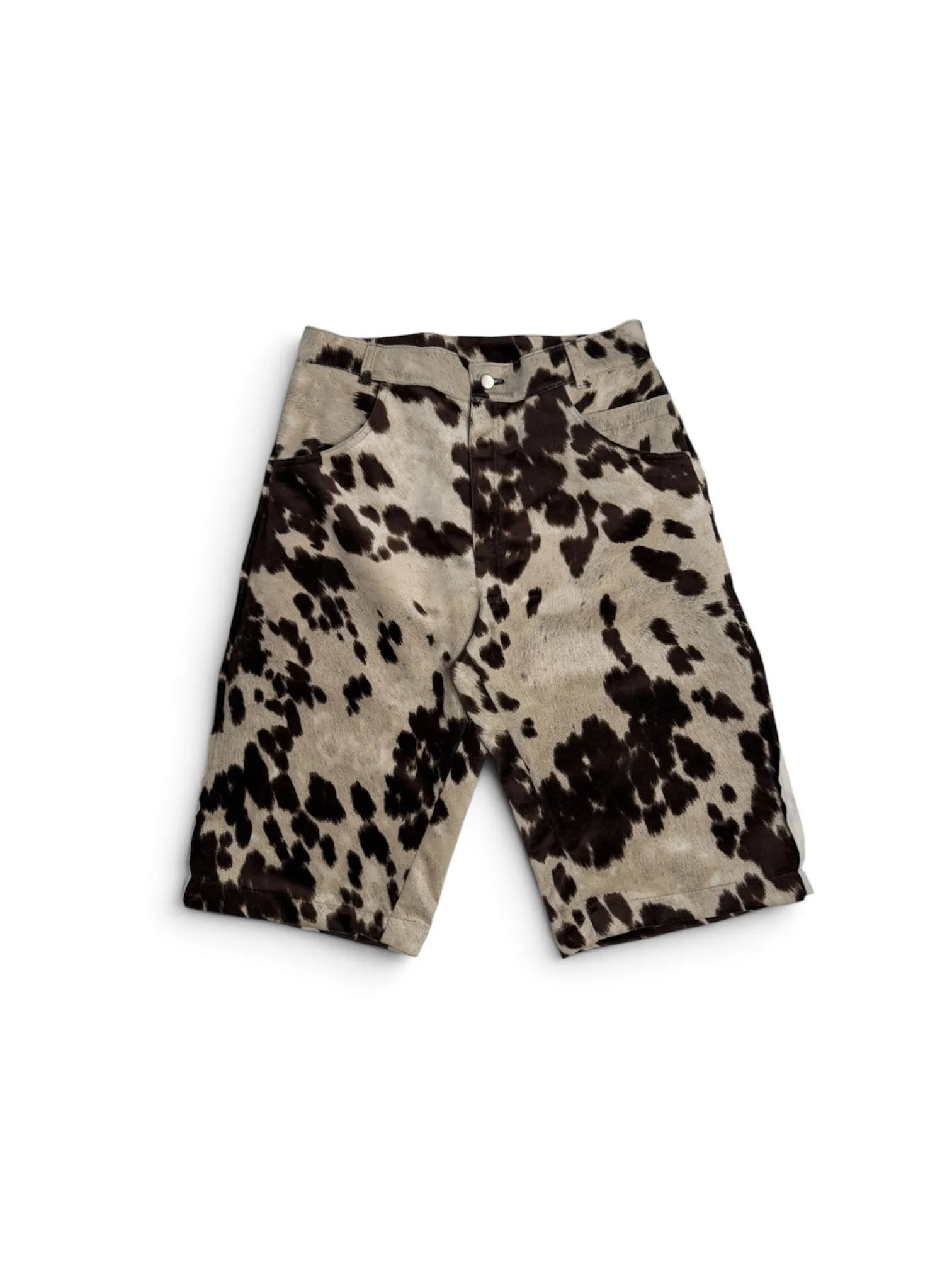 COWHIDE BAGGY SHORTS