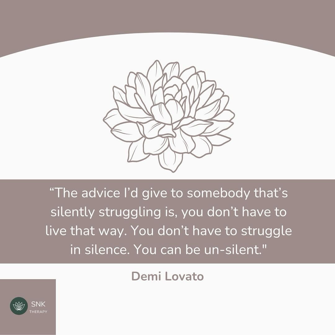 Even if you&rsquo;ve been taught to suppress or deny when you are struggling, it is possible to unlearn this coping mechanism. It ends up showing up somewhere and somehow otherwise. &bull; We weren&rsquo;t meant to do this thing called life alone so 