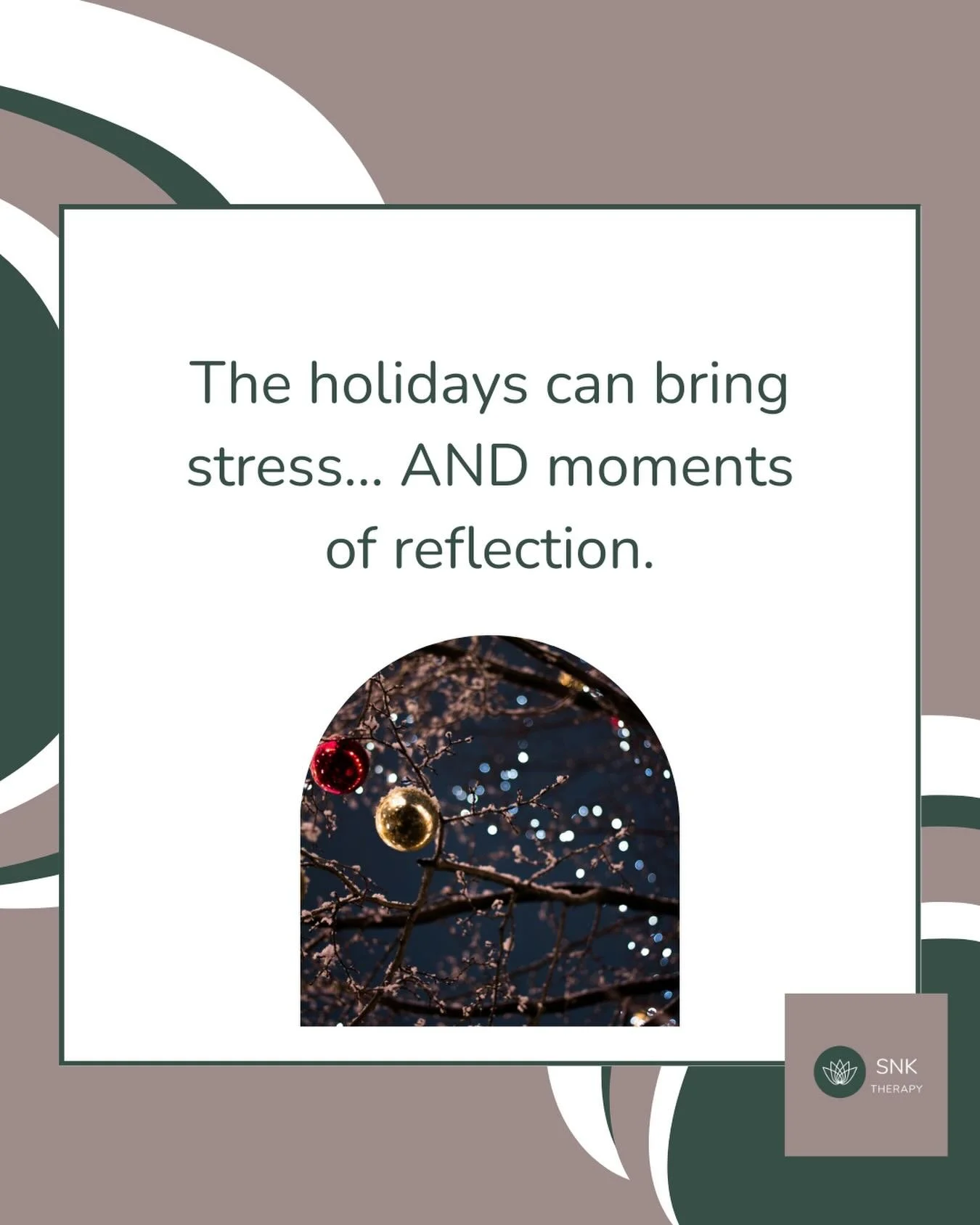 As we move into the final stretch of the year, pause and ask yourself:
✨ What sustained me? ✨ Who showed up for me? ✨ What gave me strength when it felt like I had none left? ✨ What helped me stay soft? ✨ What reminded me I&rsquo;m still growing?

Ma