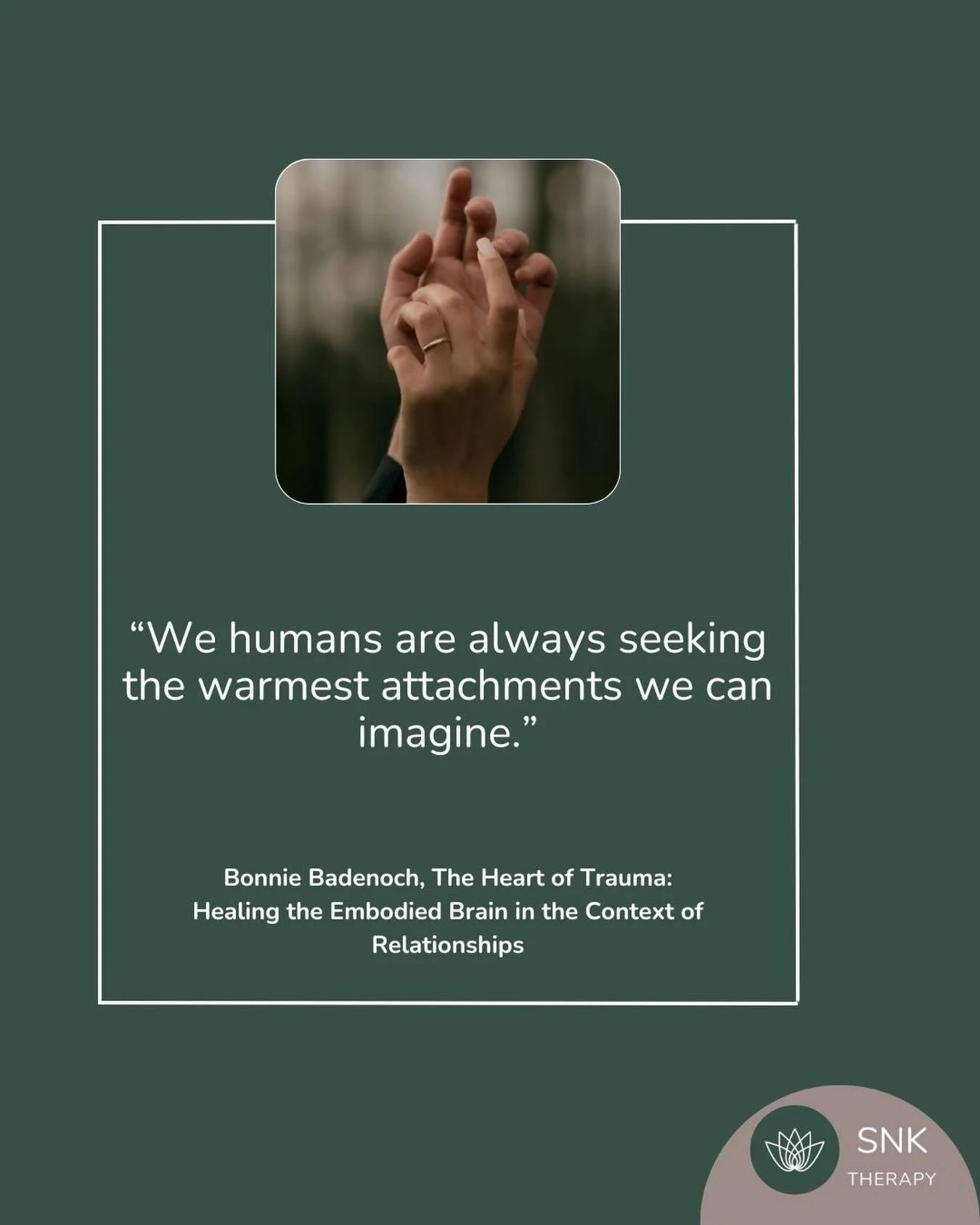 Humans need connection and at some level, we are always searching for it.
 In times like these&mdash;when so much across the world feels tense, uncertain, unjust, and overwhelming&mdash;our nervous systems instinctively look for warmth.

Not the loud