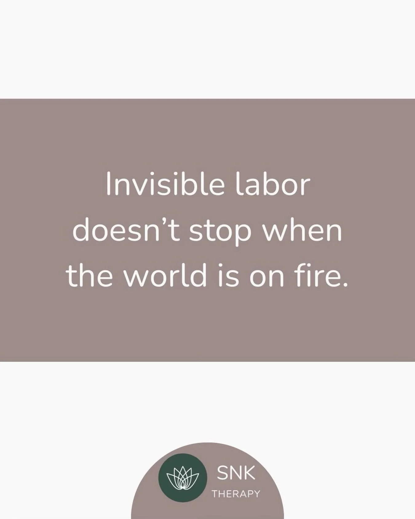 Invisible labor doesn&rsquo;t stop when the world is on fire.

Even while headlines fill with bombing, horrible data from the Epstein files and political turmoil, life&rsquo;s quiet responsibilities continue.

Someone is still remembering the appoint