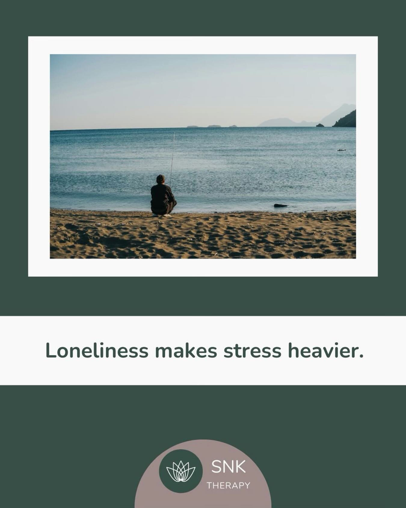 April is Stress Awareness Month, and one of the most overlooked contributors to stress isn&rsquo;t just how much we&rsquo;re carrying&hellip;it&rsquo;s how alone we feel while carrying it.

When we&rsquo;re isolated, our nervous system has fewer oppo