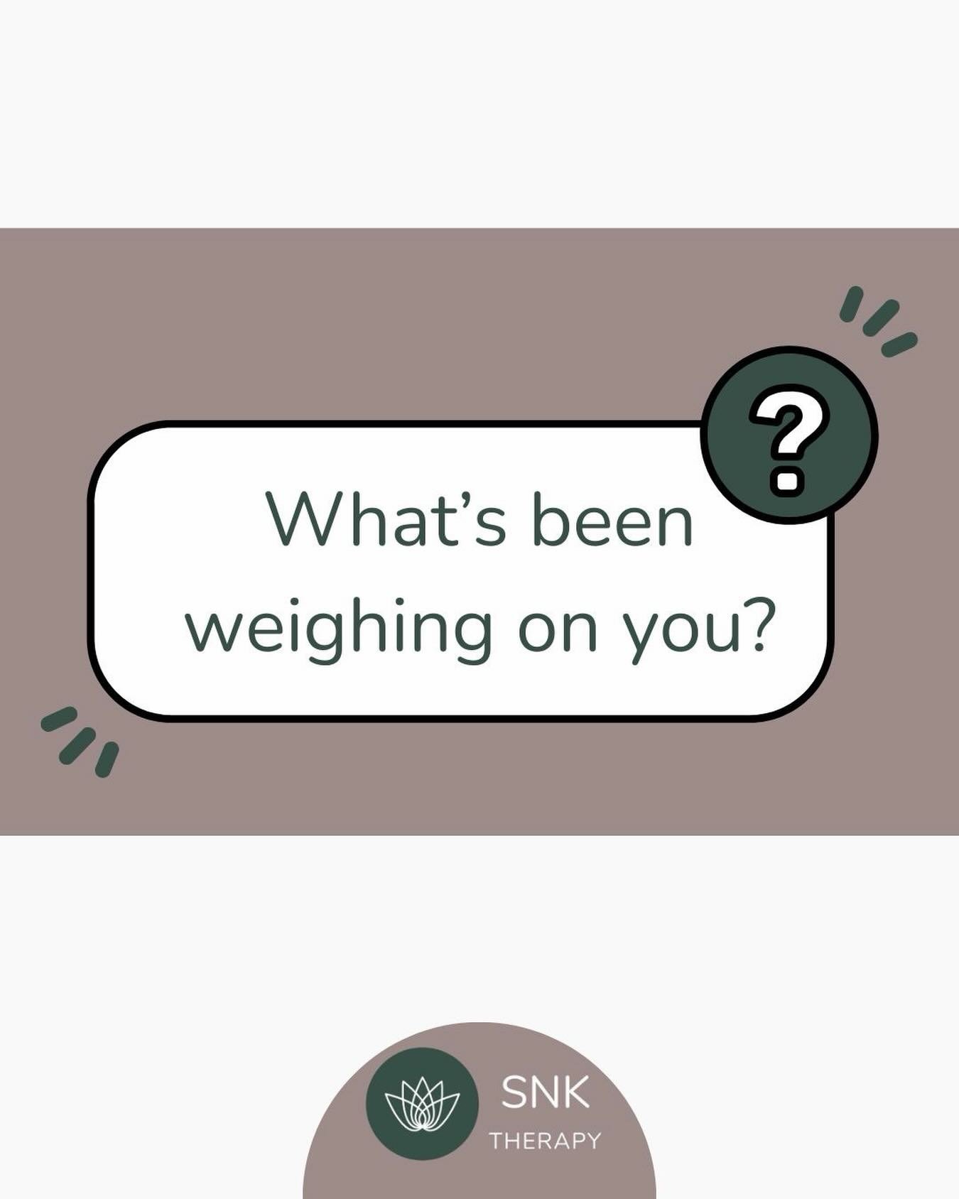 What&rsquo;s been weighing on you lately?

Not the surface-level answer - but the things that linger in the background&hellip; the stress, the pressure, the quiet overwhelm.

You don&rsquo;t have to have the &ldquo;right&rdquo; words for it.

Maybe i