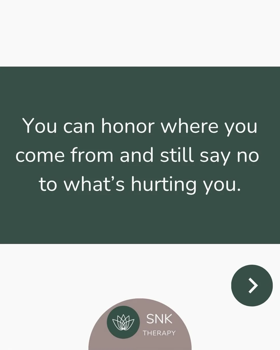 You can honor where you come from and still say no to what&rsquo;s hurting you.

I hear a version of this a lot in session: &ldquo;If I set this boundary, am I turning my back on my family? My culture? Everything I was raised to value?&rdquo;

Here&r
