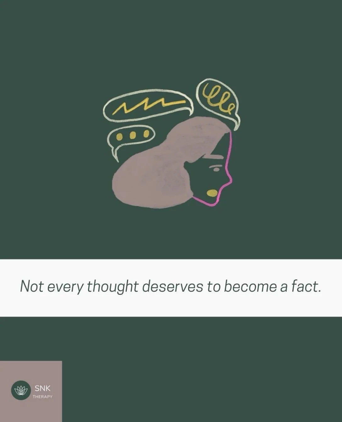 Not every thought is a fact. And not every thought requires action.  With so much happening in the world, it&rsquo;s easy to feel like we should always be doing more.

I should be paying closer attention.
I should be doing something to help.
I should