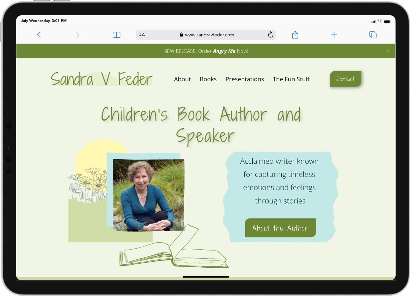 sandra-v-feder-website-homepage-tablet.jpeg