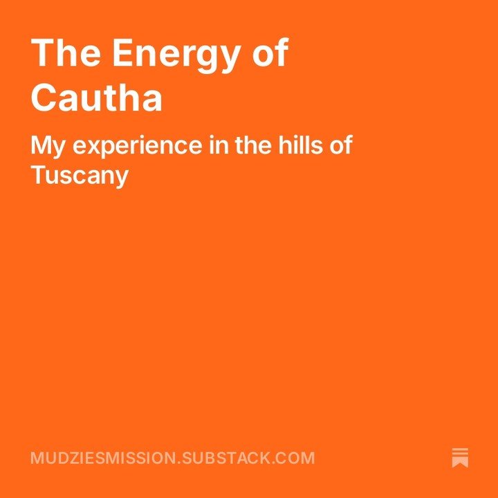 Cautha, the hills of Tuscany, and a transformation...

Link to full poem in bio!