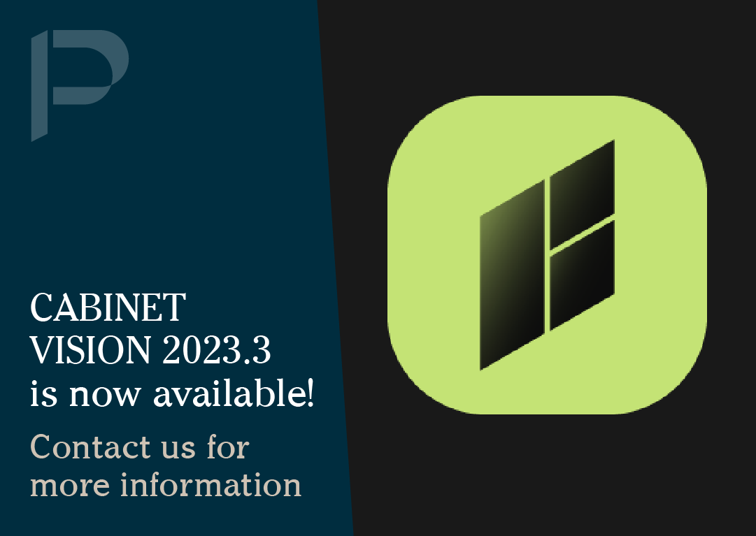 CABINET VISION 2023.3 is now available! — Planit — Software tools for ...