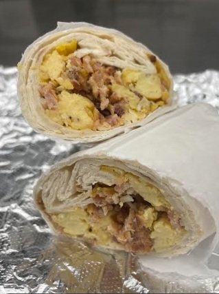 Bacon, Egg & Cheese Burritos