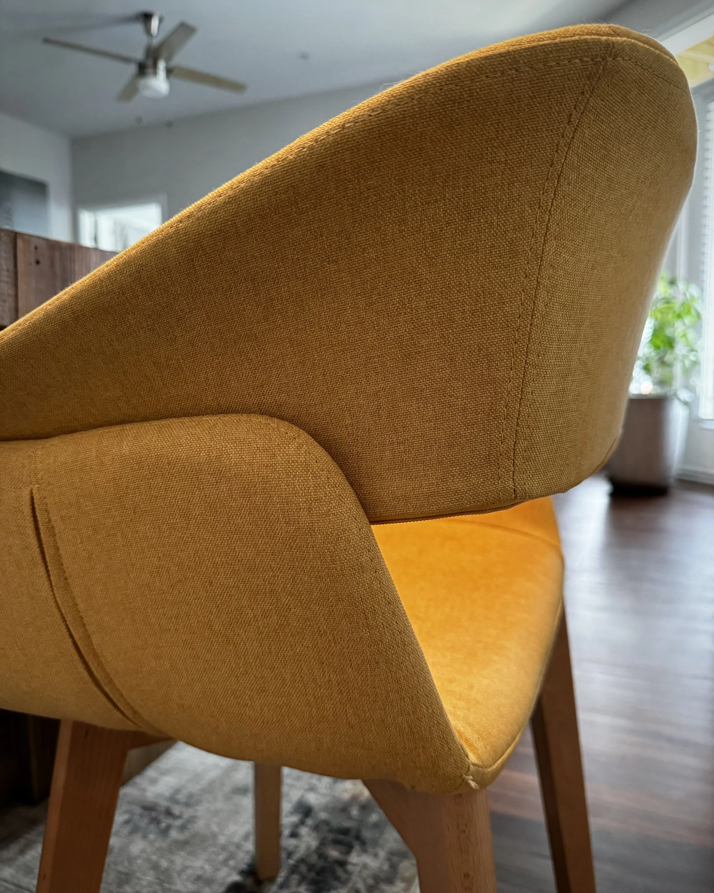Solid Wood Armchair (Set of 2) - Yellow2.jpeg