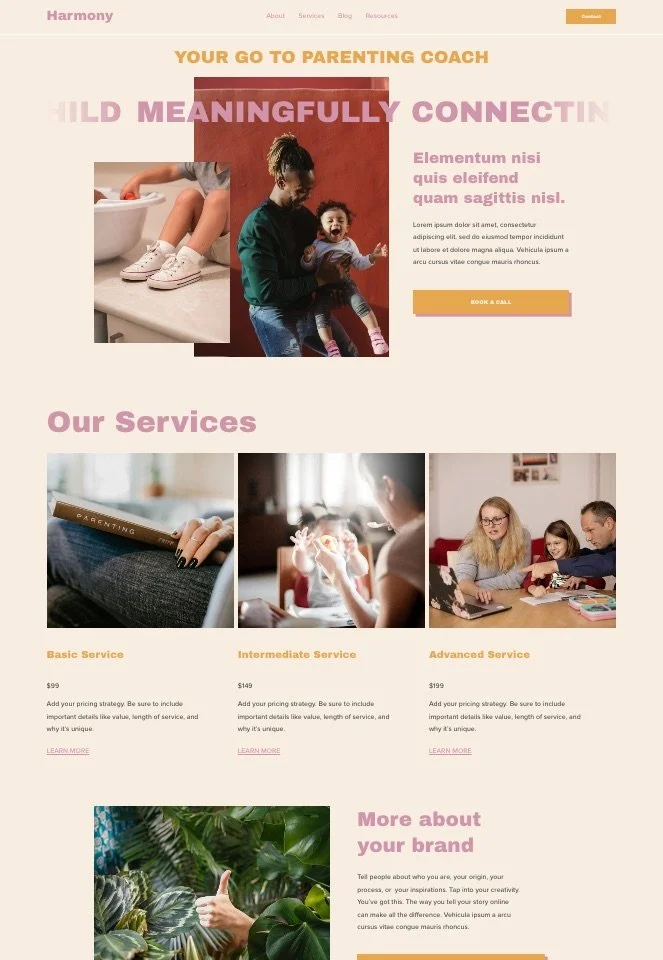 Squarespace Website Templates for Yomu Educators