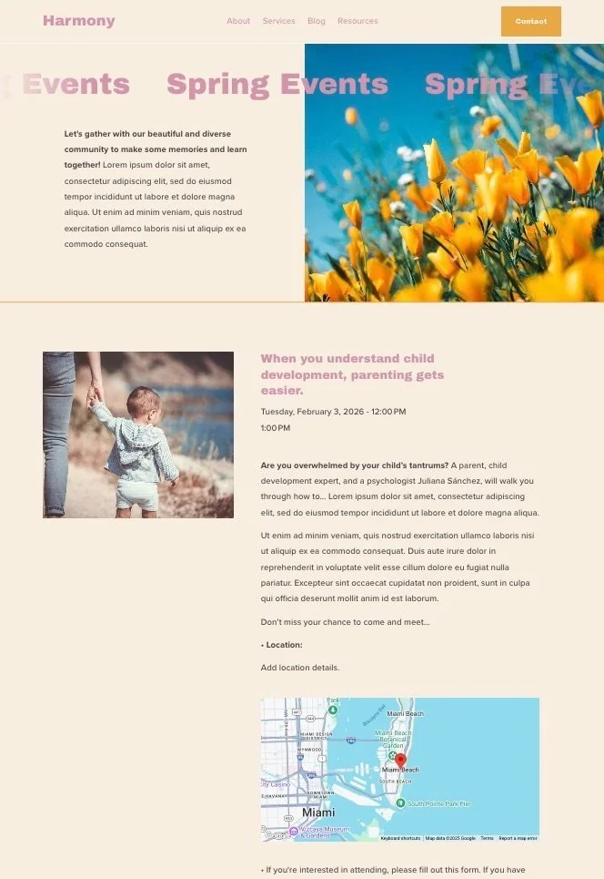 Squarespace Website Templates for Yomu Coaches