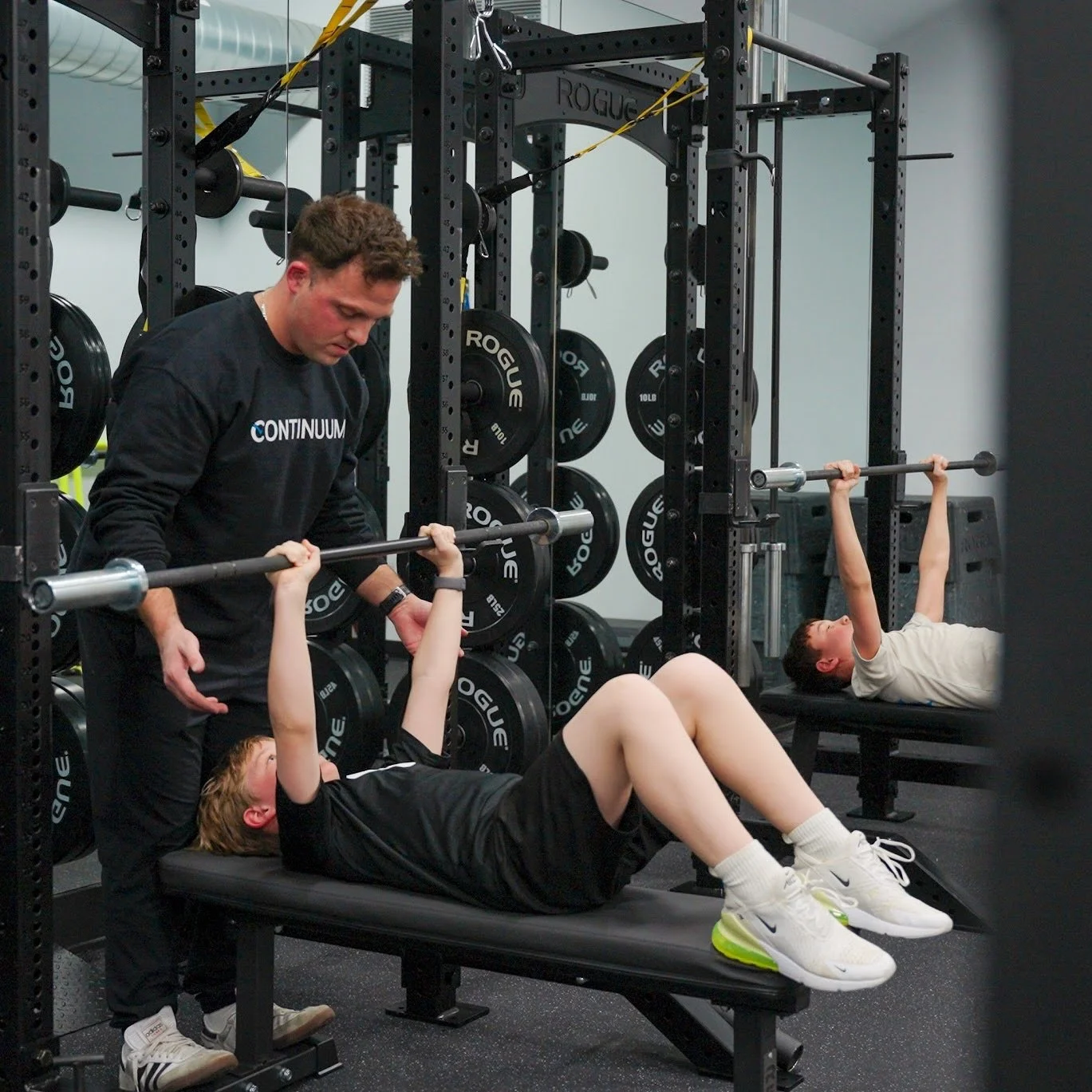 Building a strong athlete starts long before the weight gets heavy. 

At Continuum we focus on:
✔️ Proper movement
✔️ Developing awareness and body control
✔️ Creating good habits 
✔️ Building strength AND resilience

We have training programs for at