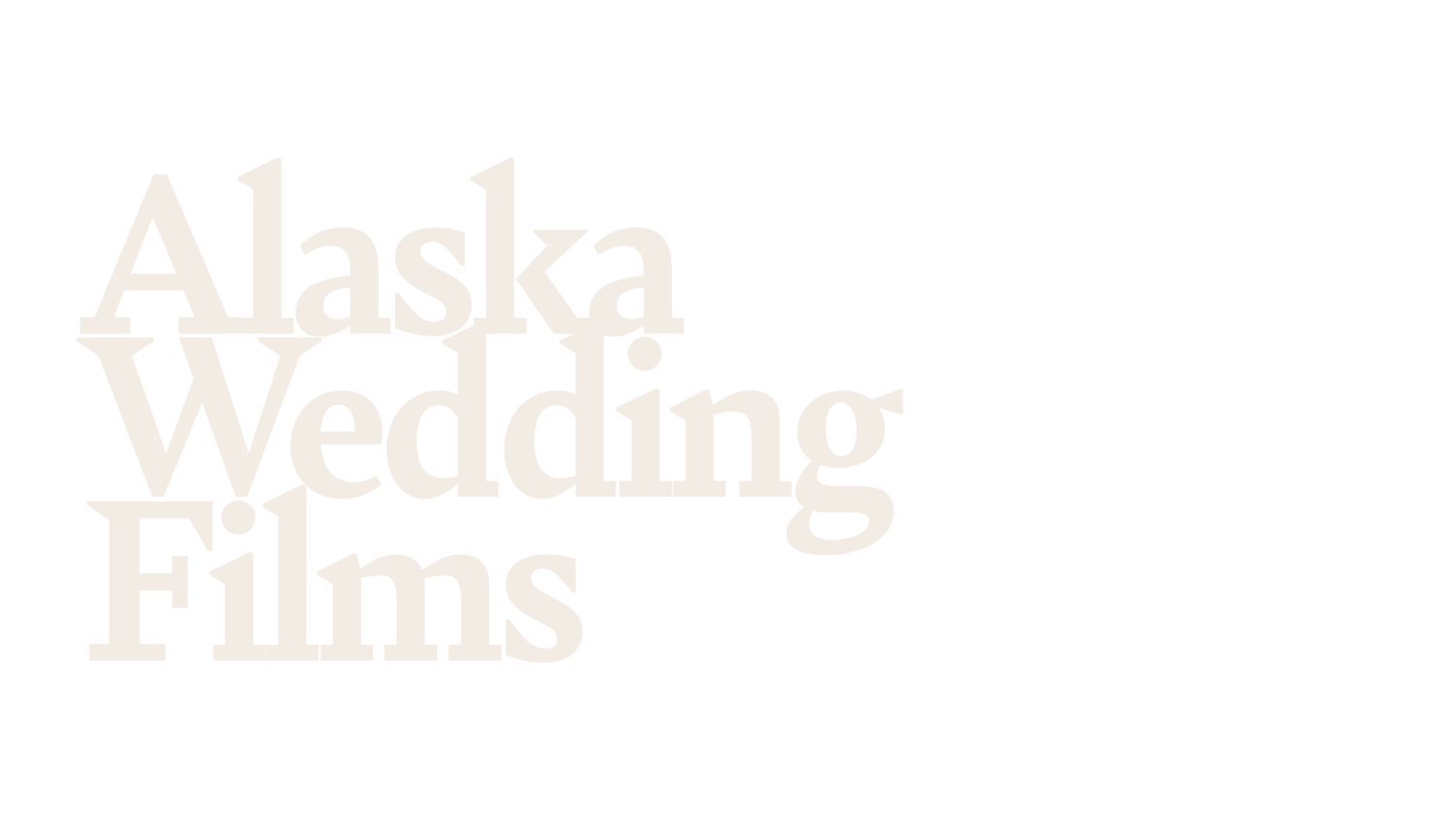 Alaska Wedding Video