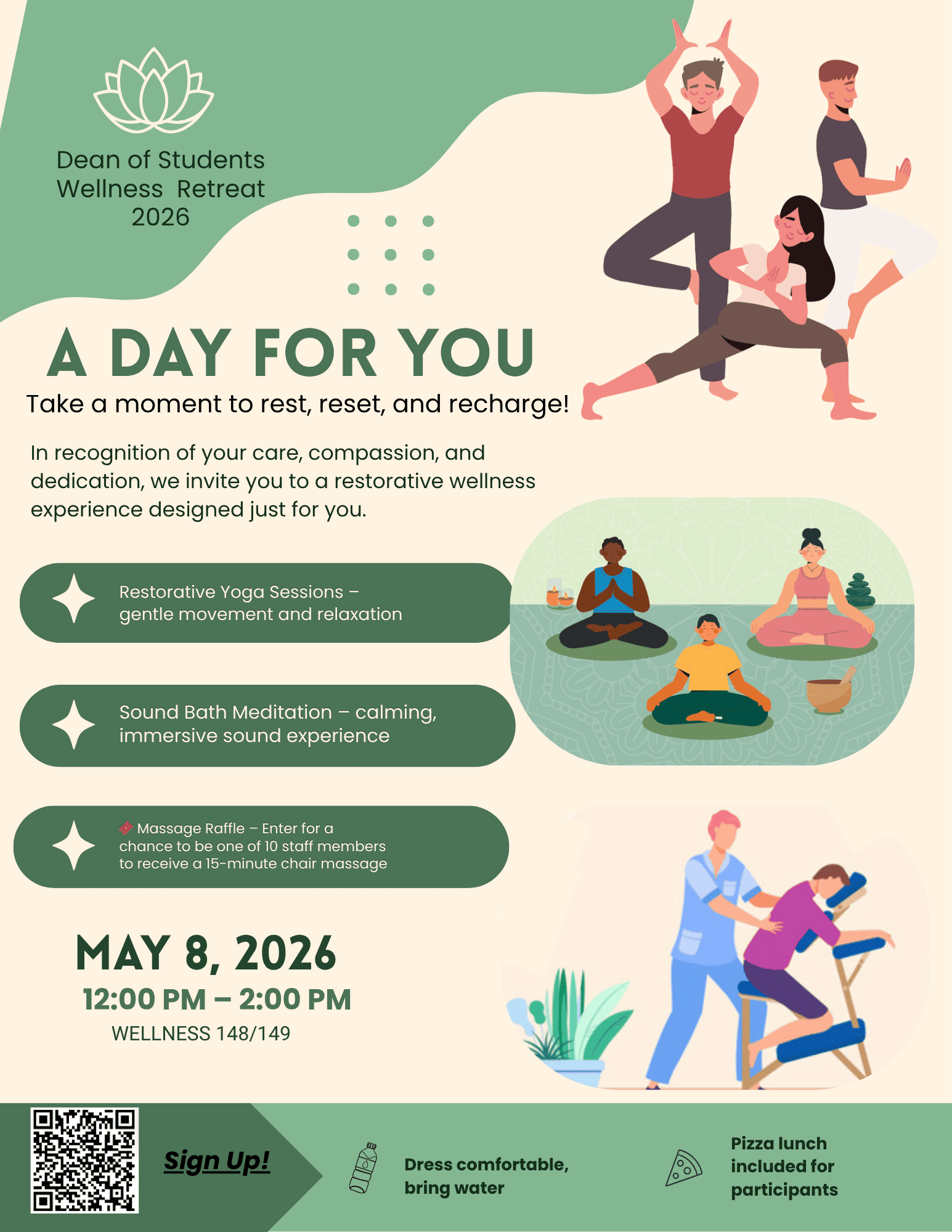 Yoga and Sound Bath at Wellness Retreat