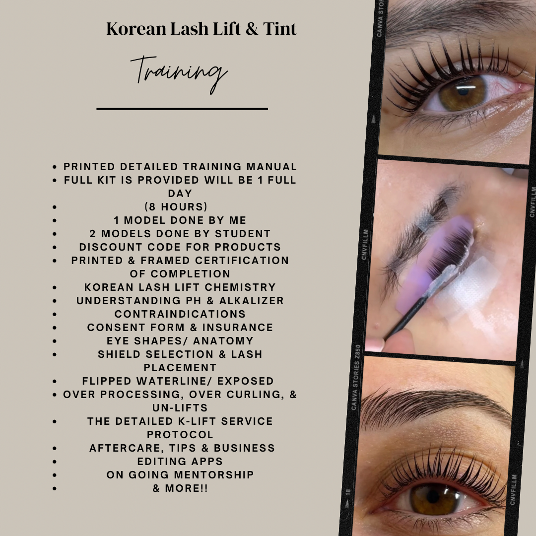 Korean Lash Lift 1 Day Mastery Training