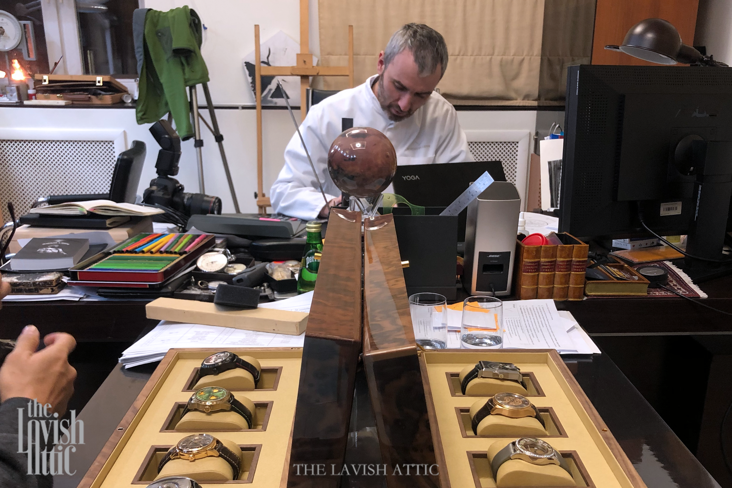 Visiting Konstantin Chaykin in Moscow