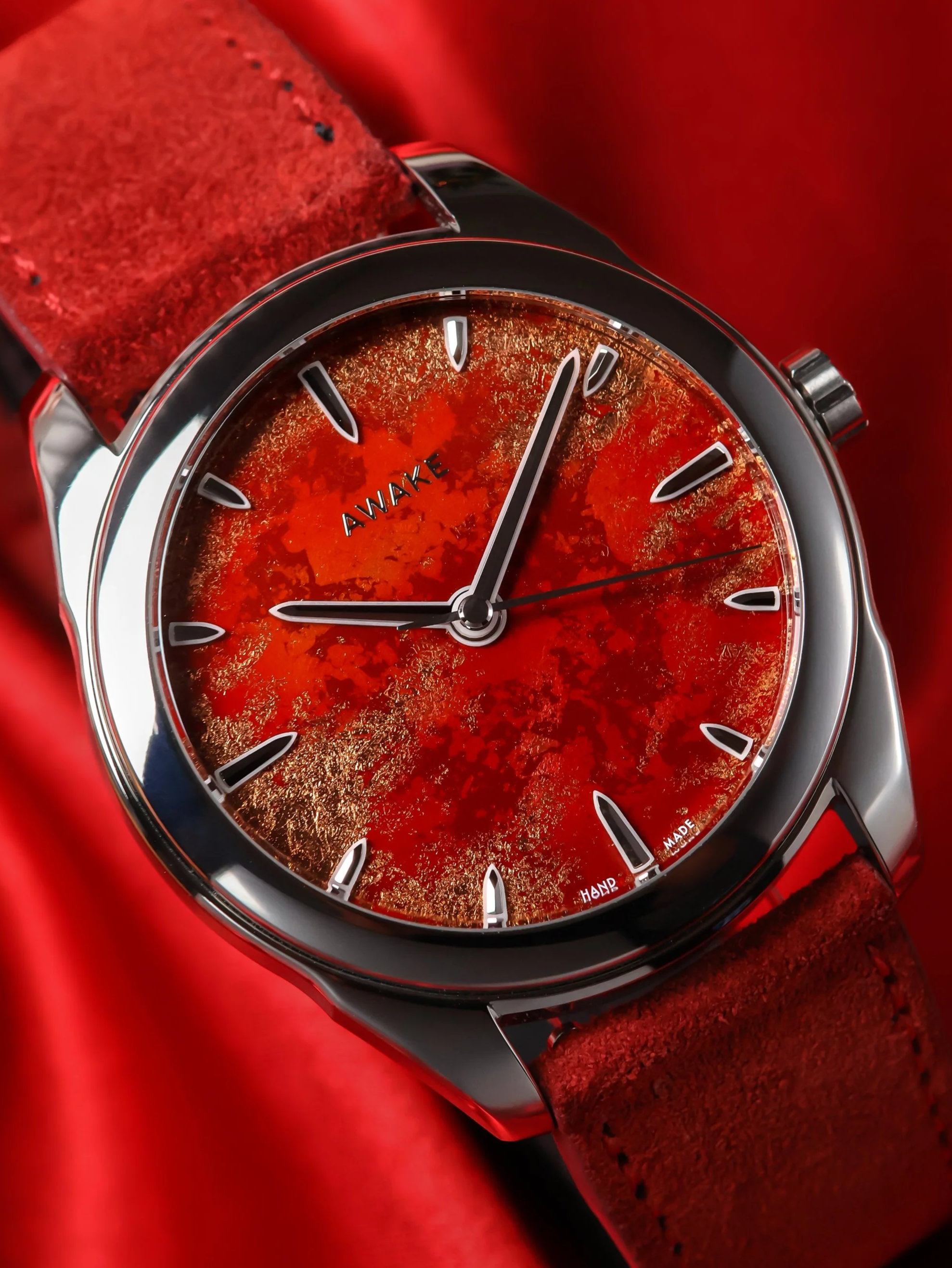 Awake - Son Mài Frosted Leaf Royal Red