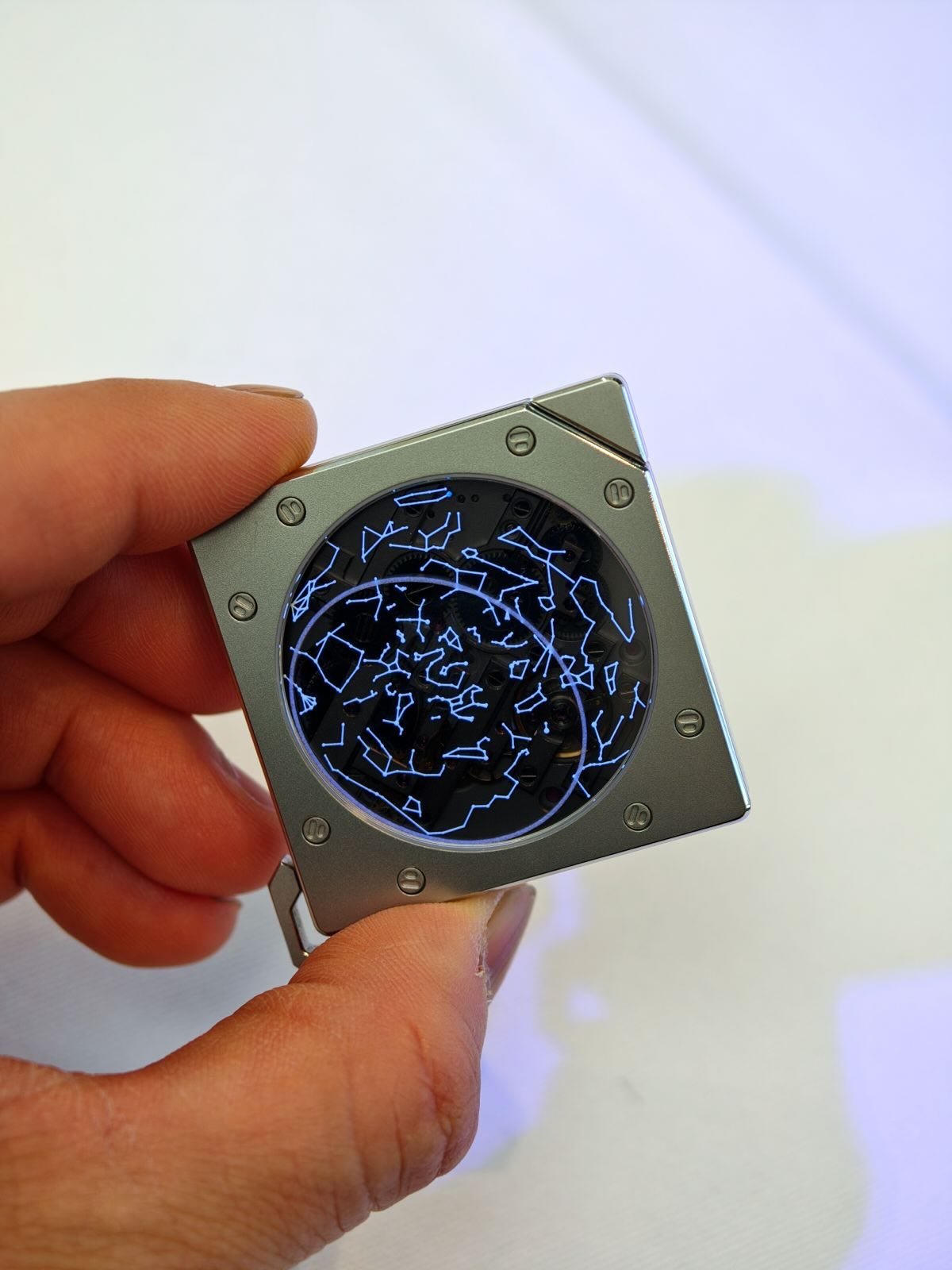 A pocket watch, a necklace &mdash; its identity is yours to shape. Hold the silent firmament in your palms, a miniature universe at your command. The @fam_al_hut_official Mark 0 Machina Solis was one of the brightest stars in Watch And Wonders Geneva