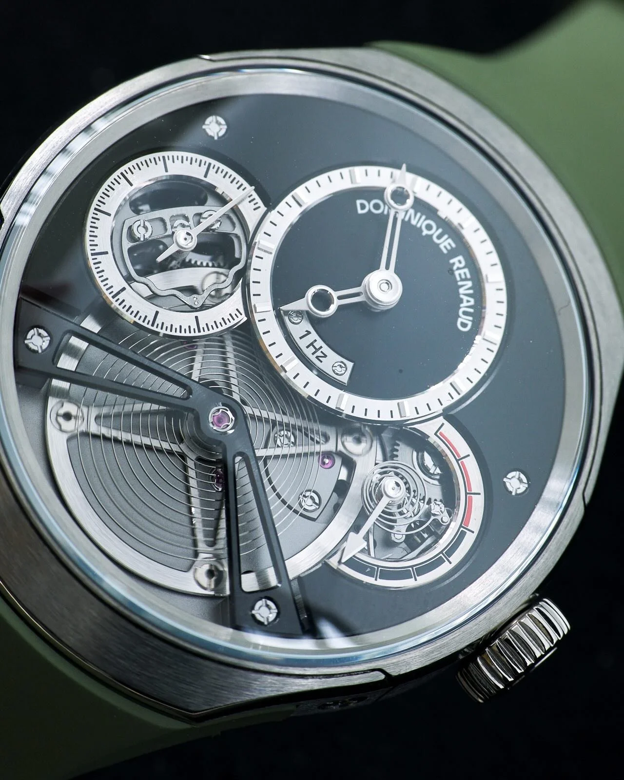 From the mind of @dominique.renaud , co-founder of the iconic Renaud &amp; Papi (later acquired by Audemars Piguet) and a pioneer of modern haute horlogerie, comes a timepiece that defies the status quo: instead of chasing faster frequencies, it slow