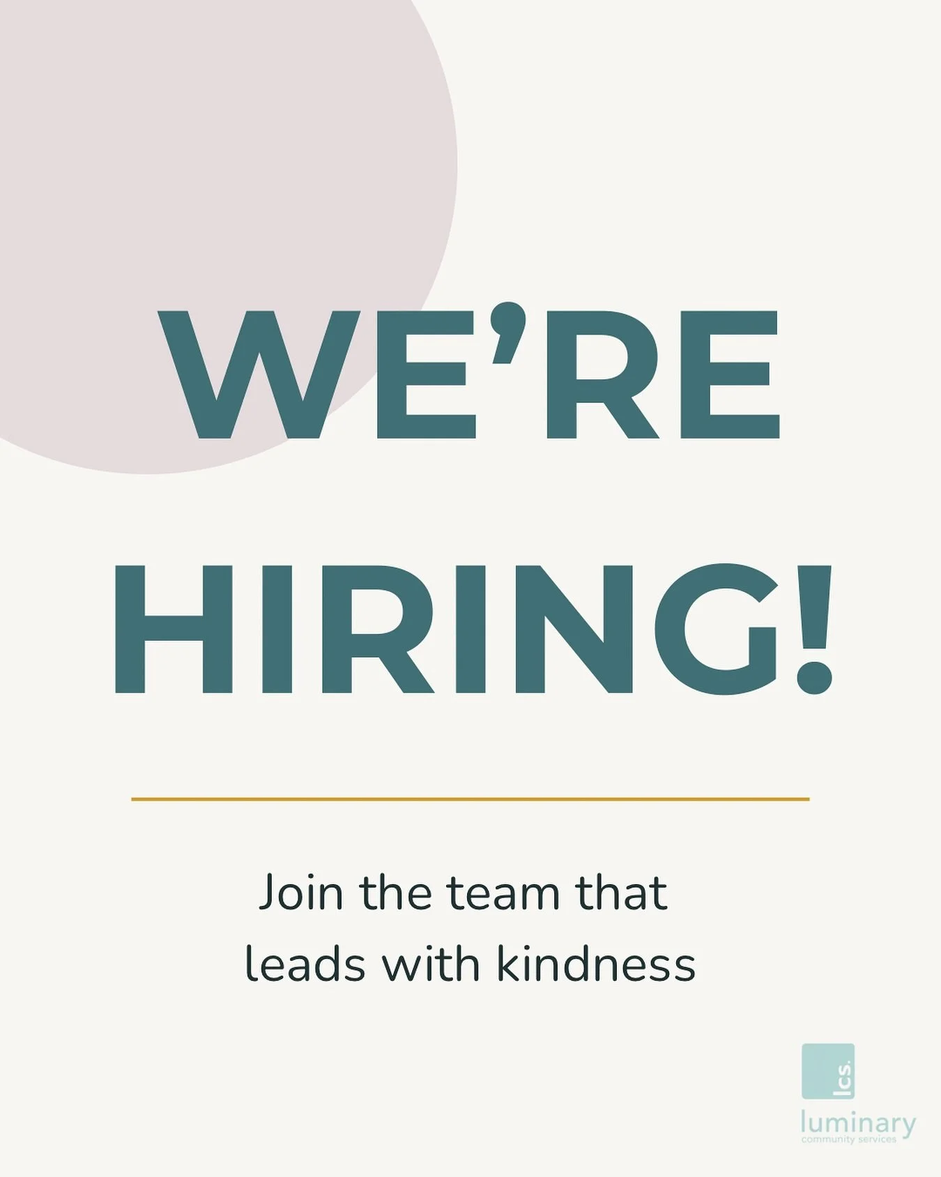 🚨 OT&rsquo;s - this one&rsquo;s for you!

We&rsquo;re looking for a passionate Occupational Therapist who wants more than just a job.
At Luminary, you&rsquo;ll find a team that genuinely has your back - where kindness, growth, and good coffee fuel o